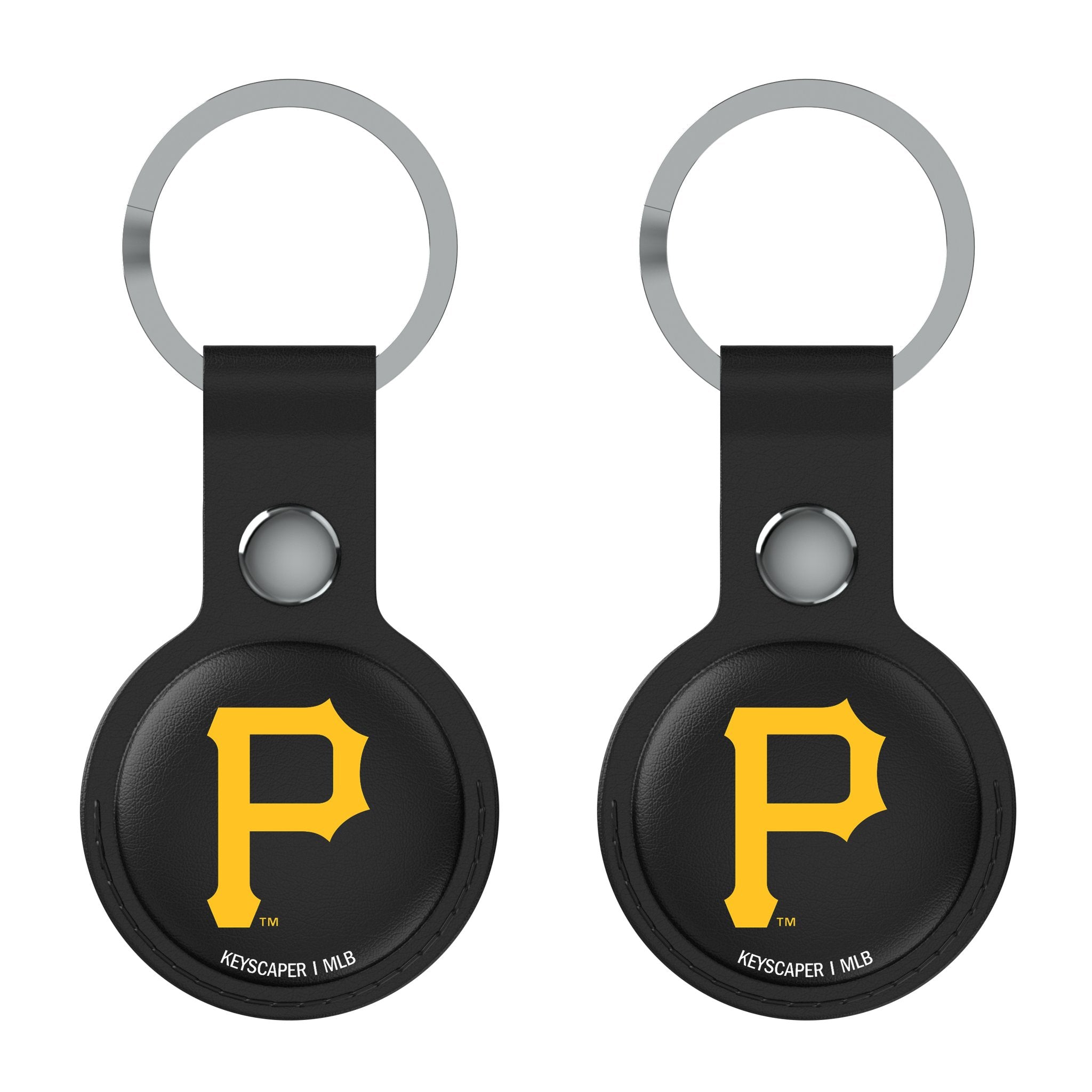 Pittsburgh Pirates Insignia Black Airtag Holder 2-Pack 2