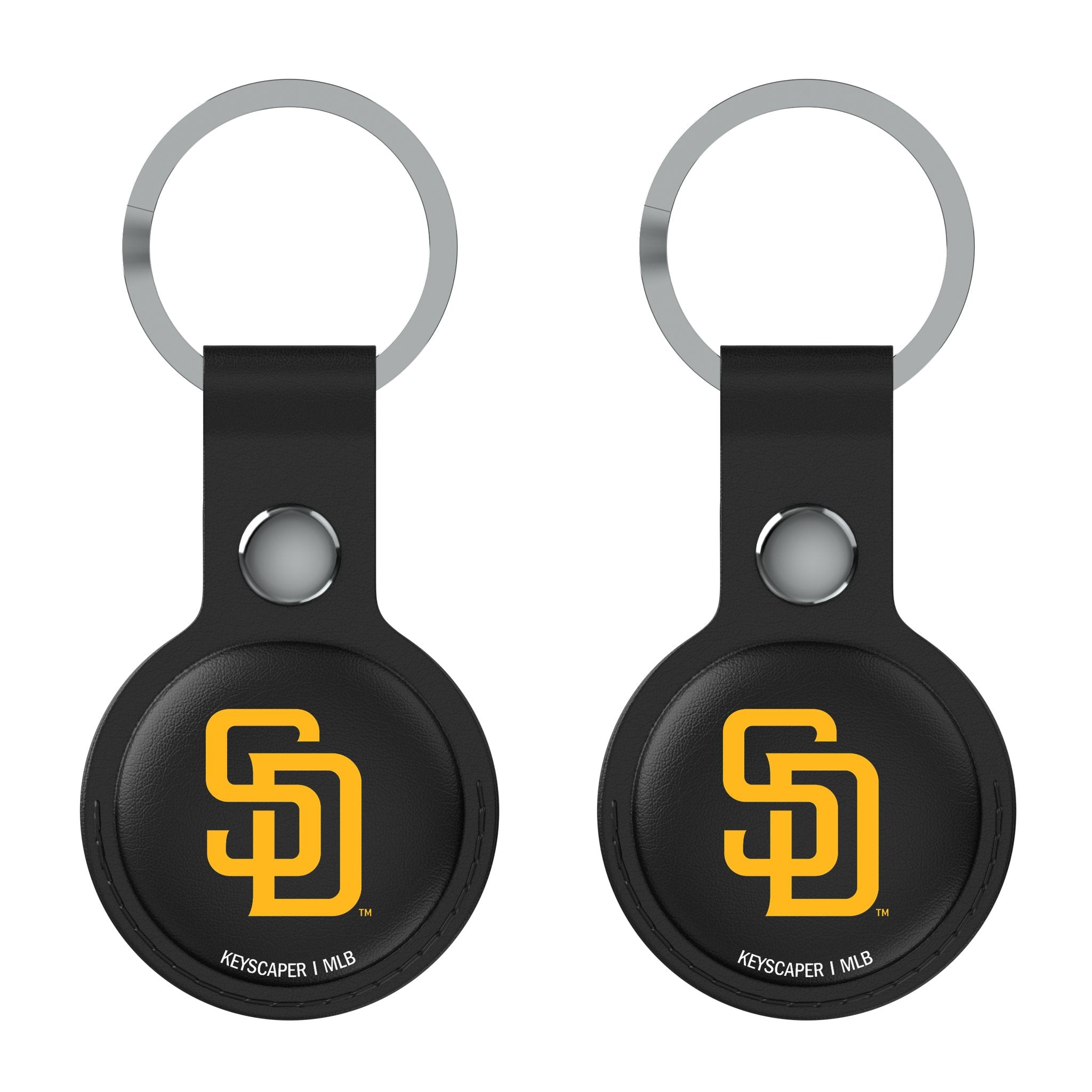 San Diego Padres Insignia Black Airtag Holder 2-Pack