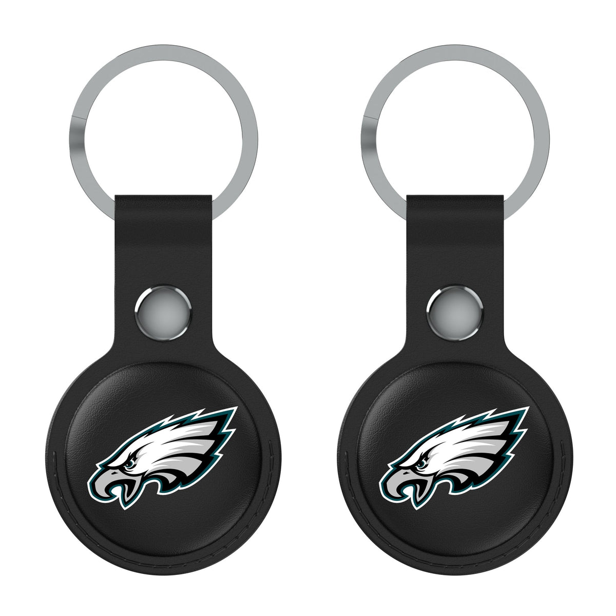 Philadelphia Eagles Insignia Black Airtag Holder 2-Pack 2