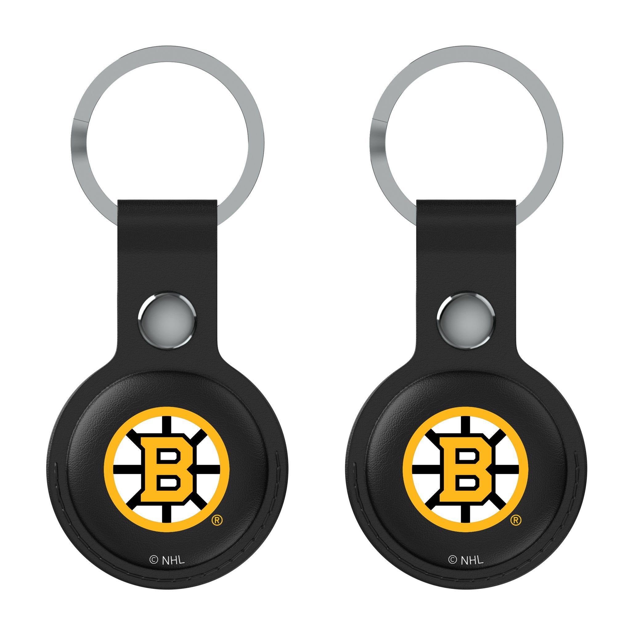 Boston Bruins Insignia Black Airtag Holder 2-Pack