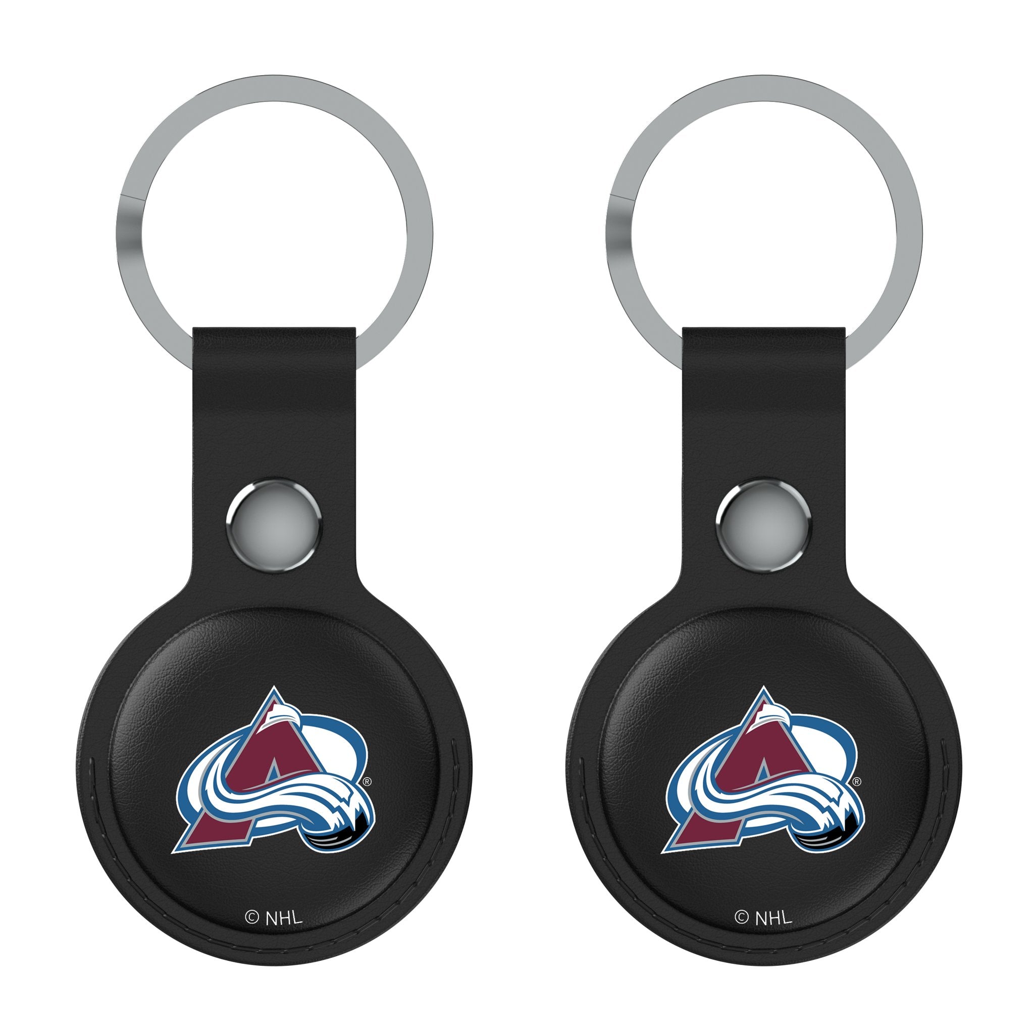 Colorado Avalanche Insignia Black Airtag Holder 2-Pack