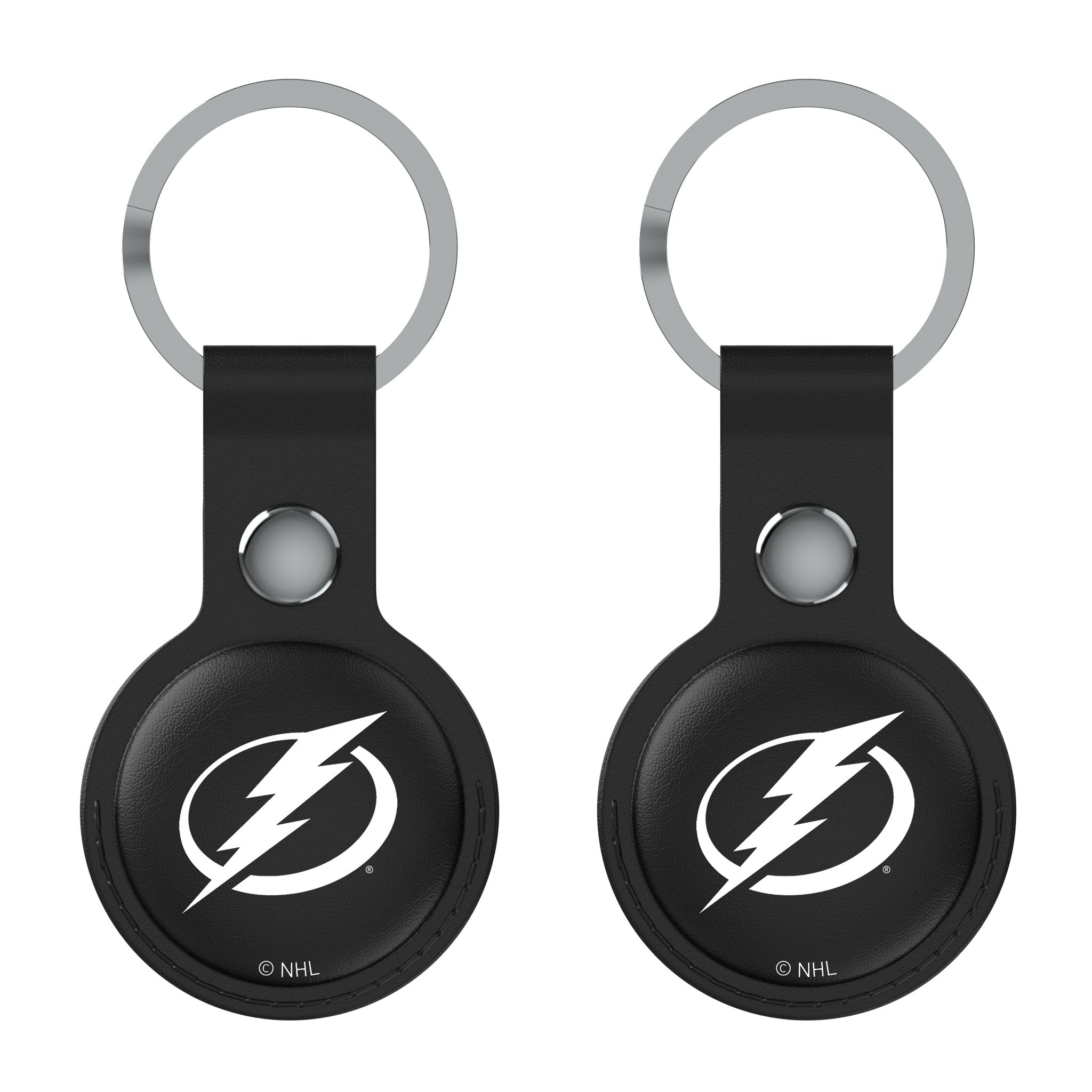 Tampa Bay Lightning Insignia Black Airtag Holder 2-Pack