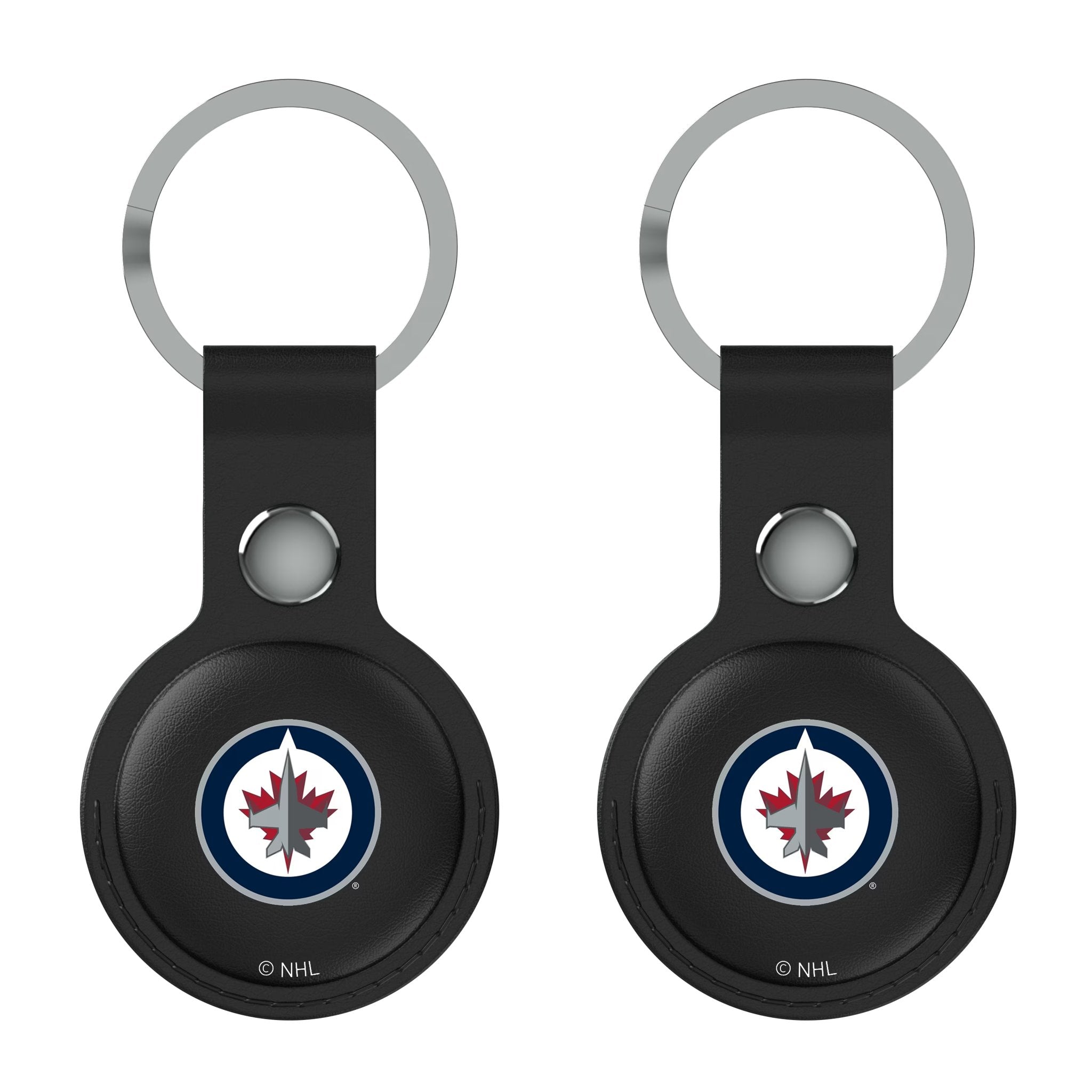 Winnipeg Jets Insignia Black Airtag Holder 2-Pack