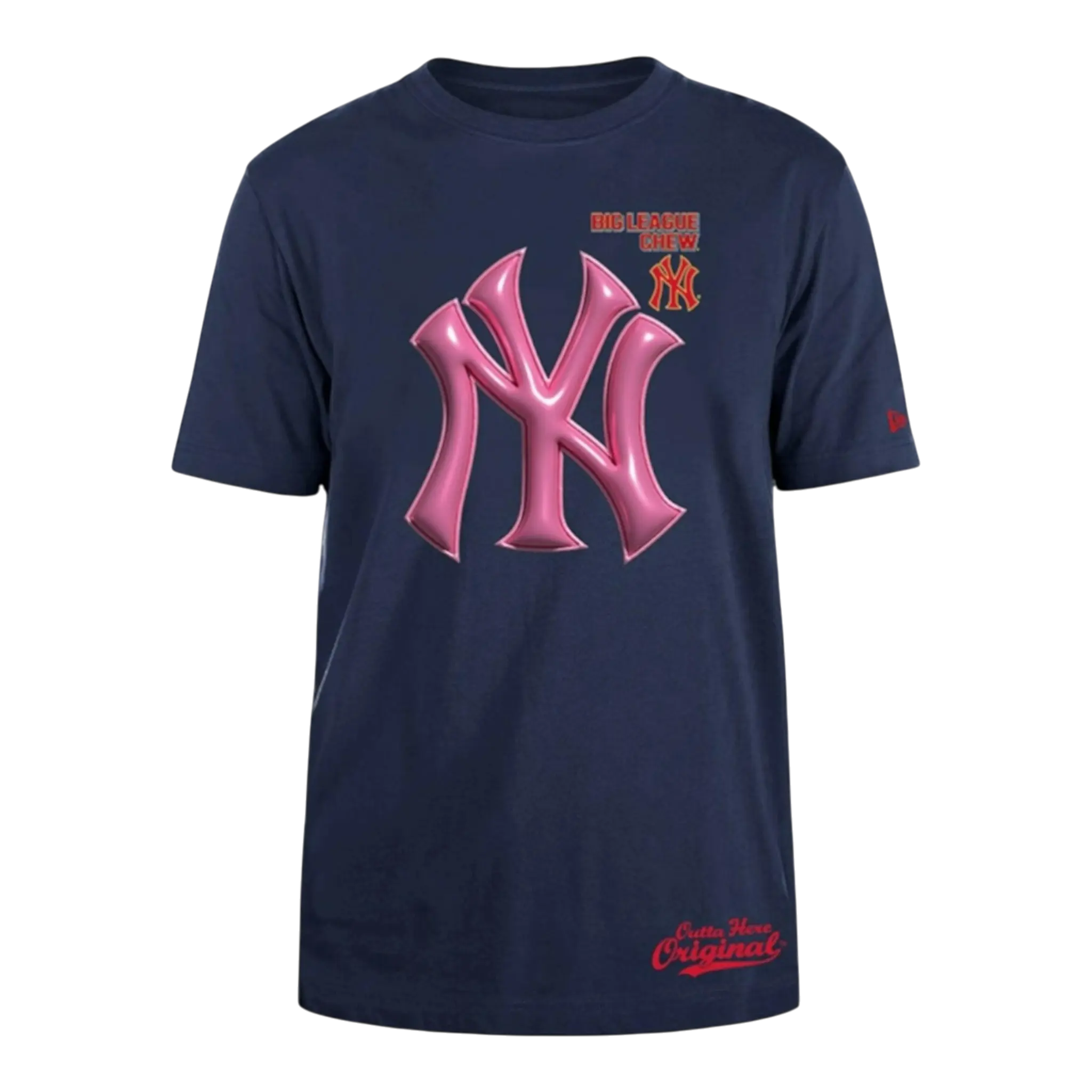 New Era x Big League Chew Men New York Yankees T-Shirt Cream 1