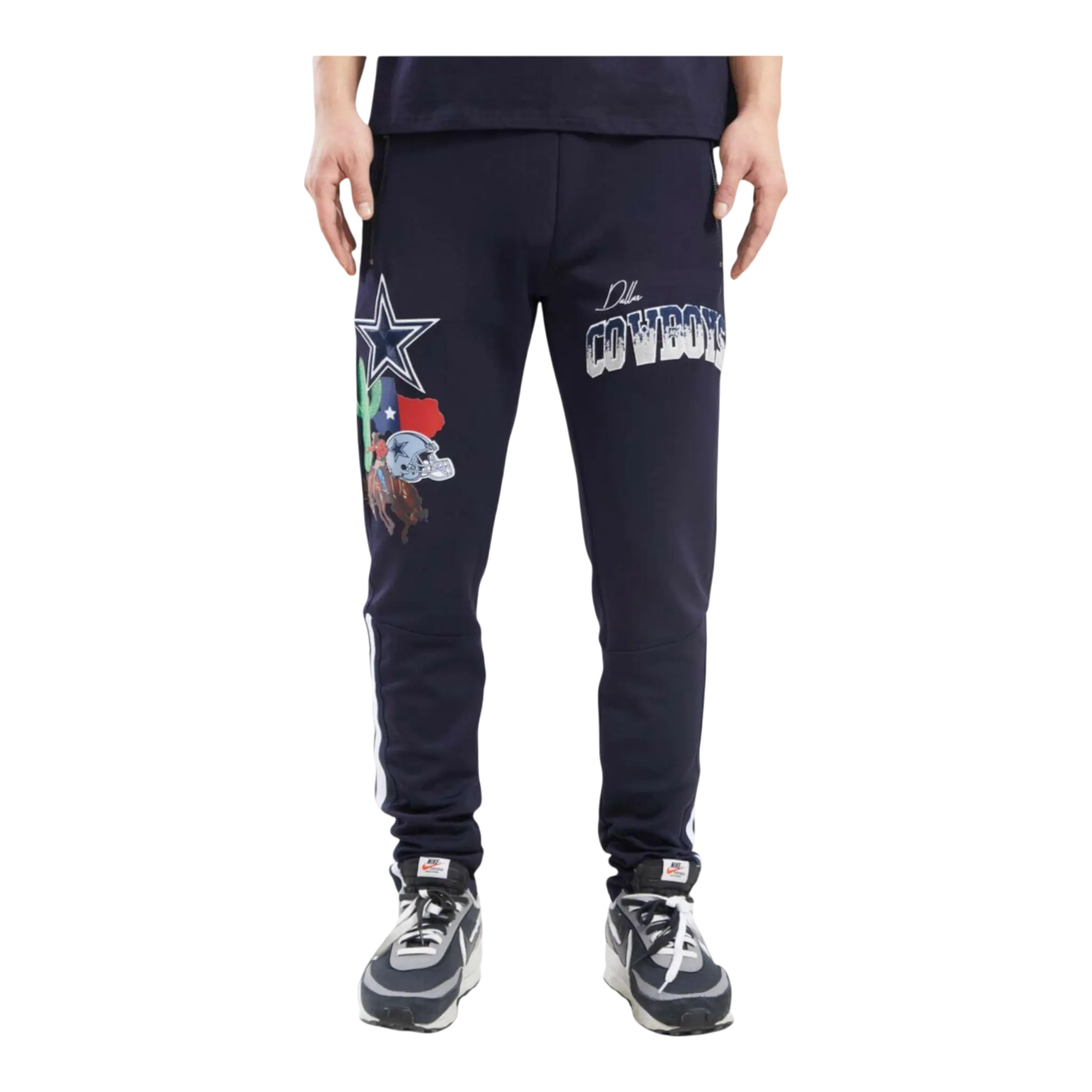 Pro Standard Dallas Cowboys Home Town Men Track Pants Midnight Navy 1