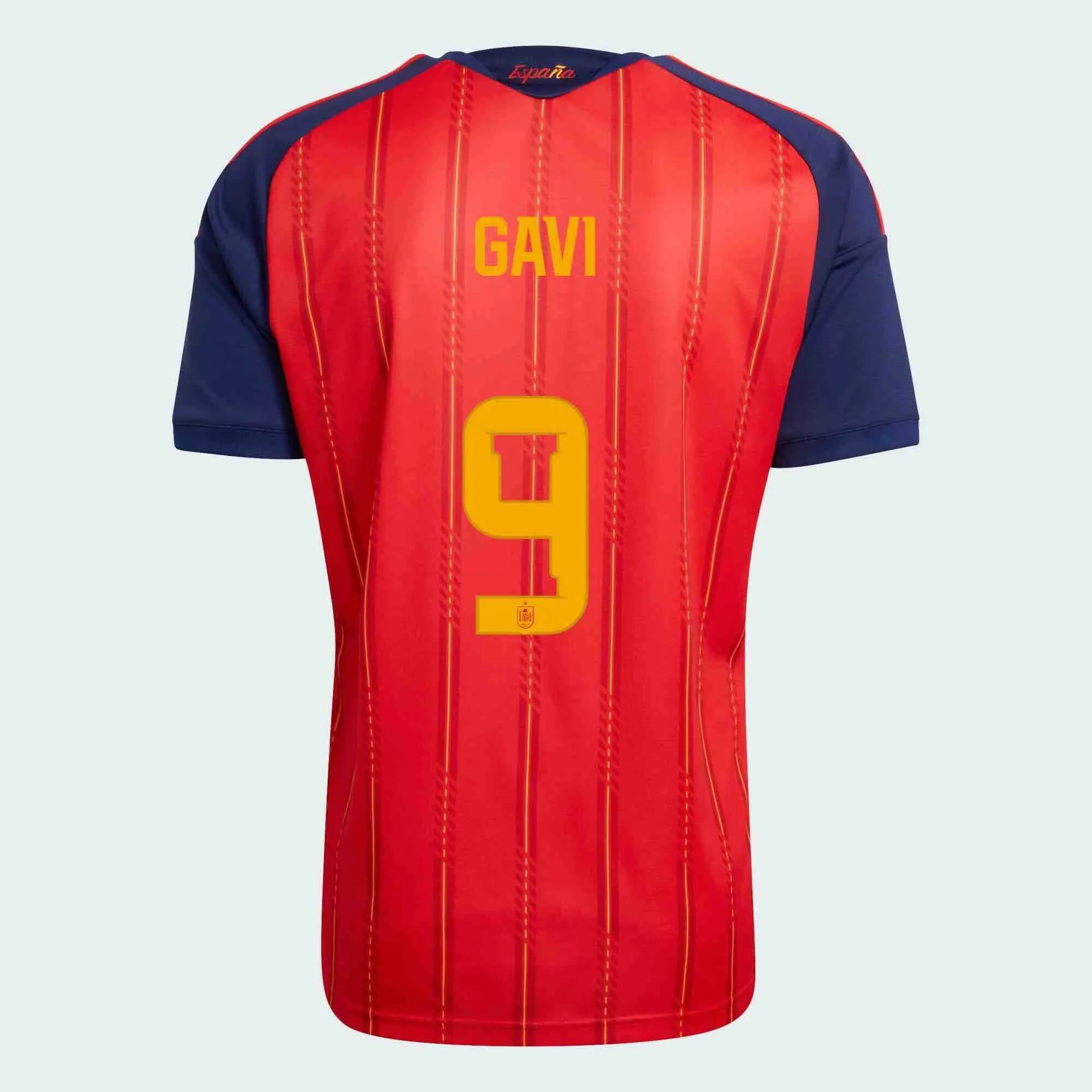 adidas 2026 Spain Men's Stadium Home Soccer Jersey 10