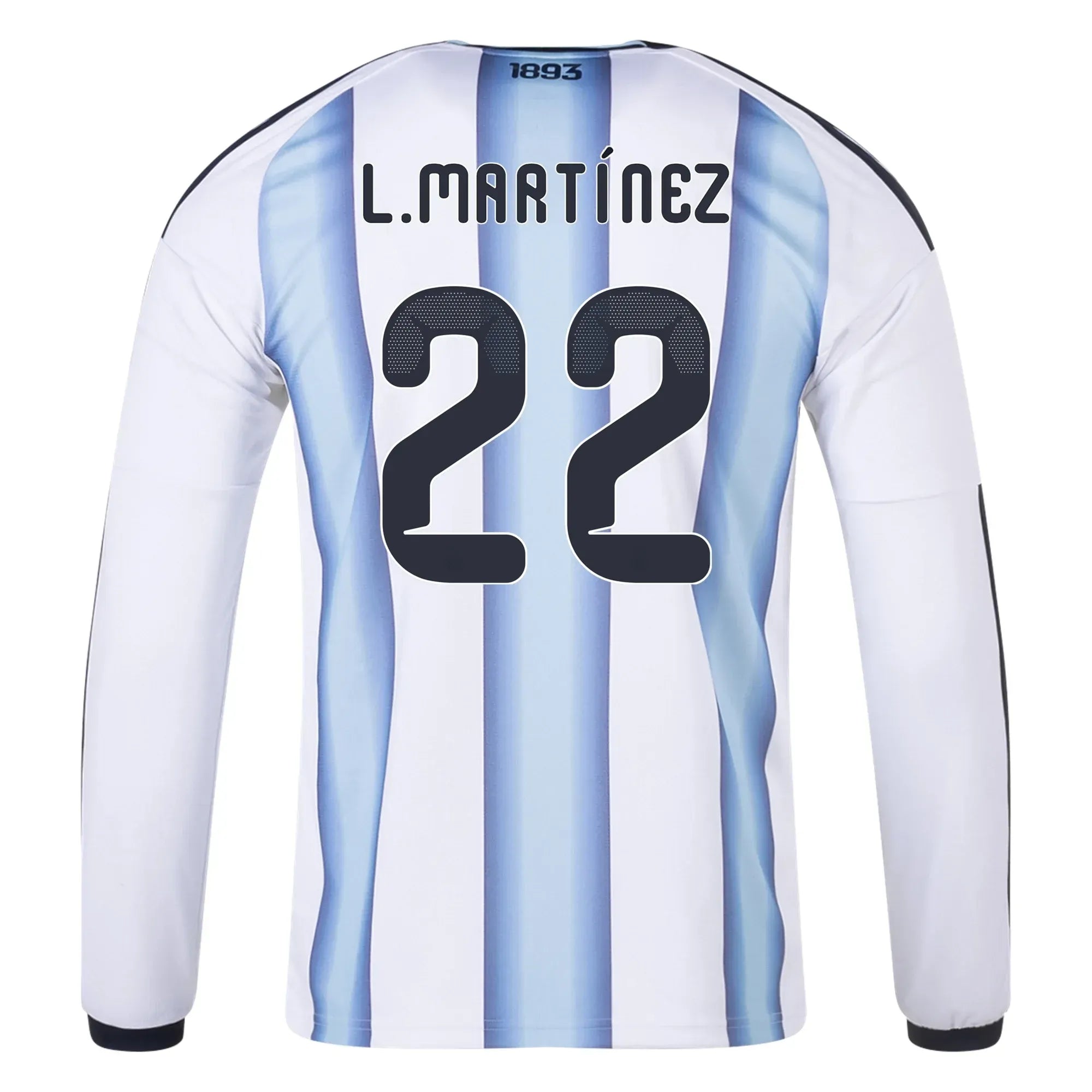 adidas 2026 Argentina Men's Stadium Home Long-Sleeve Soccer Jersey 9