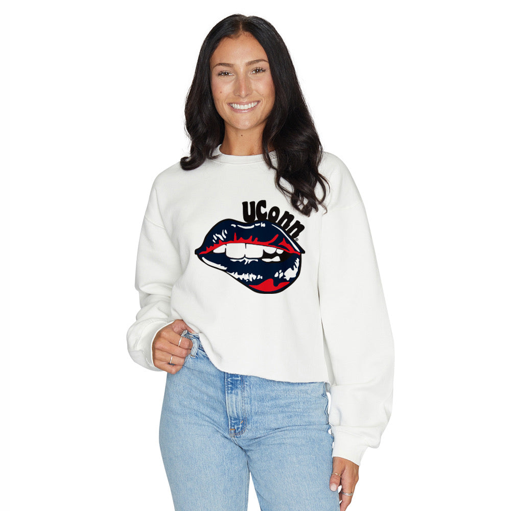UConn Lips Crewneck | lojobands