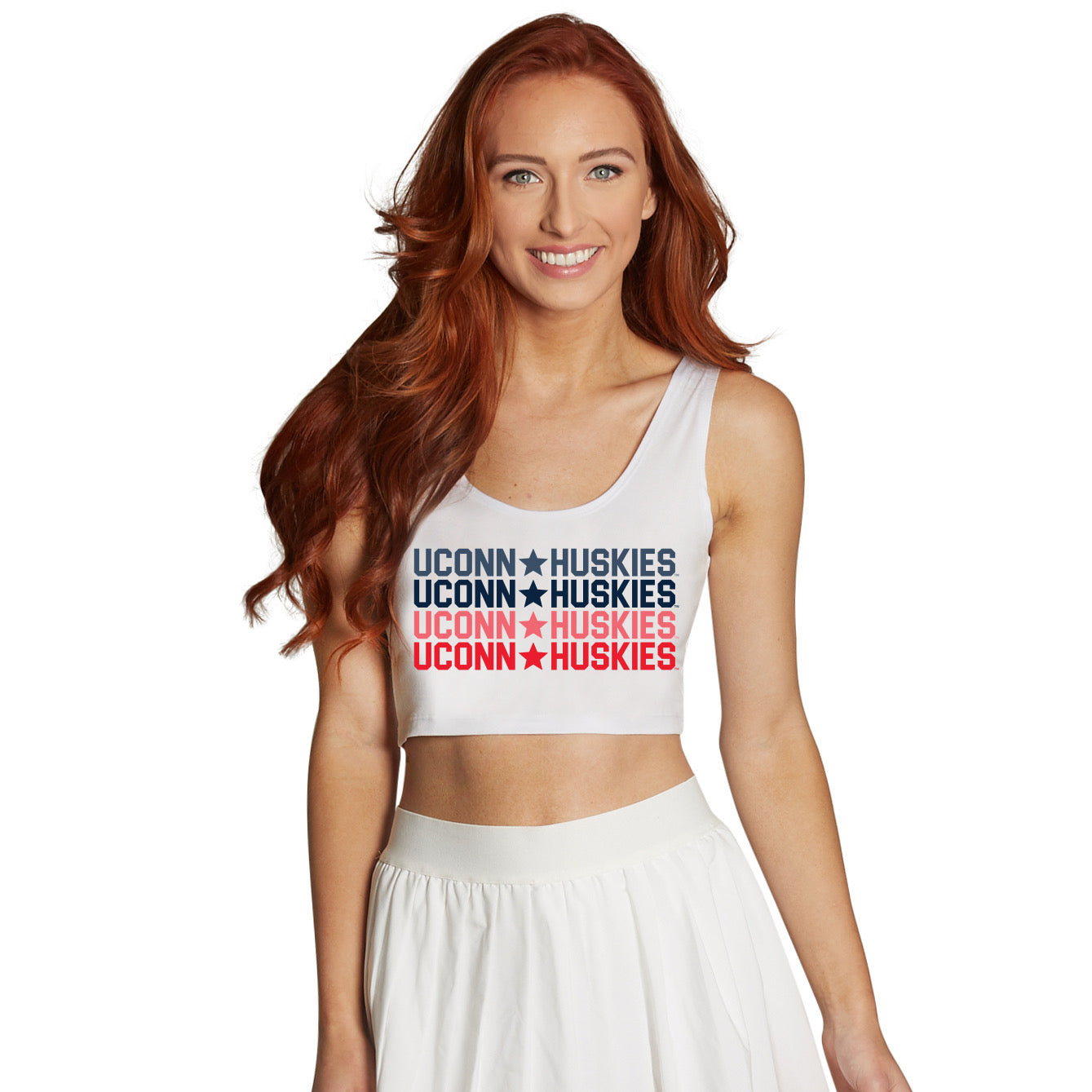 UConn Repeat Crop Tank Top | lojobands