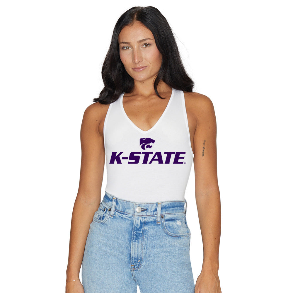 Kansas State White Bodysuit | lojobands 1