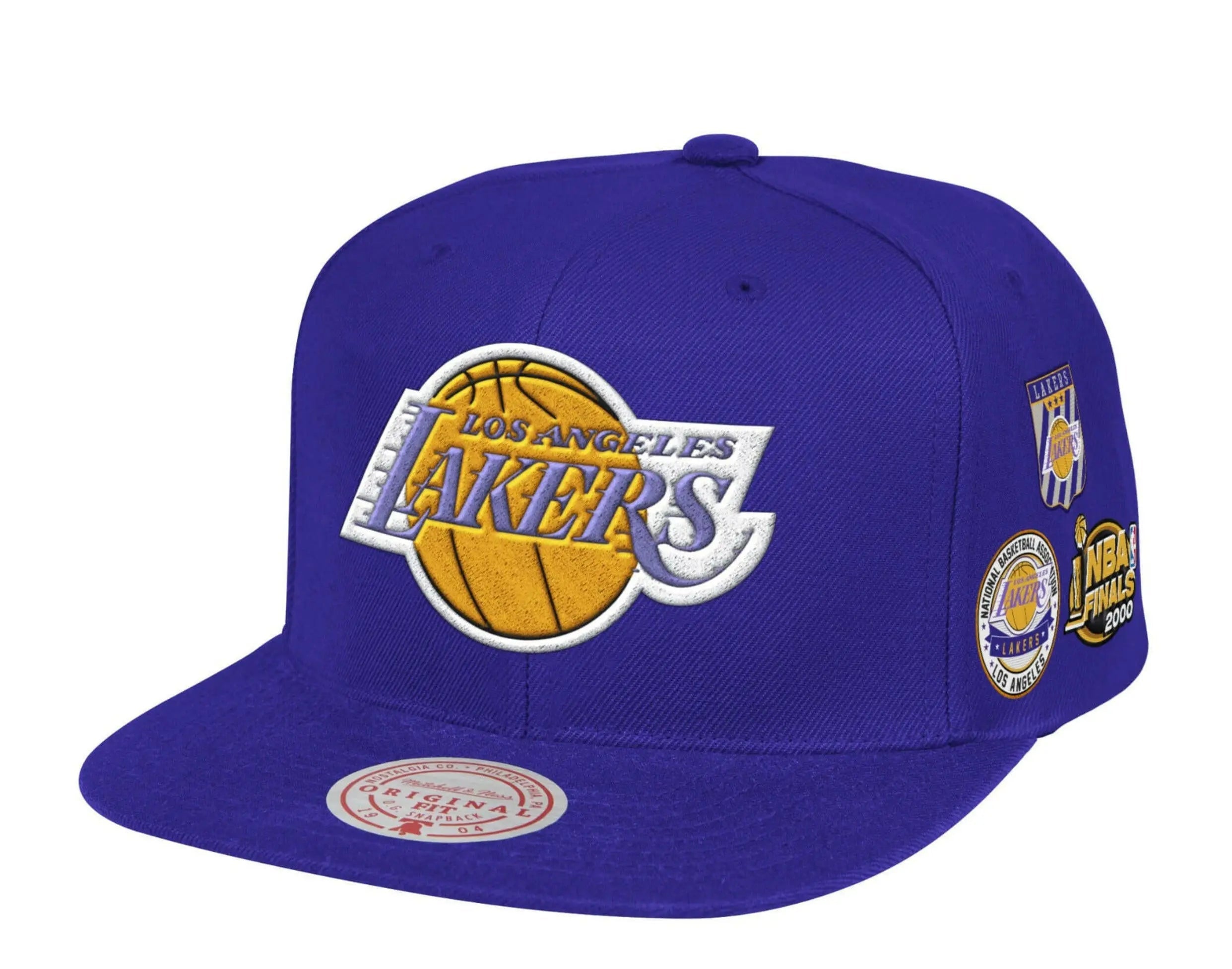 Mitchell & Ness Los Angeles Lakers HWC Finals Men Snapback Hat Purple/Blue 1