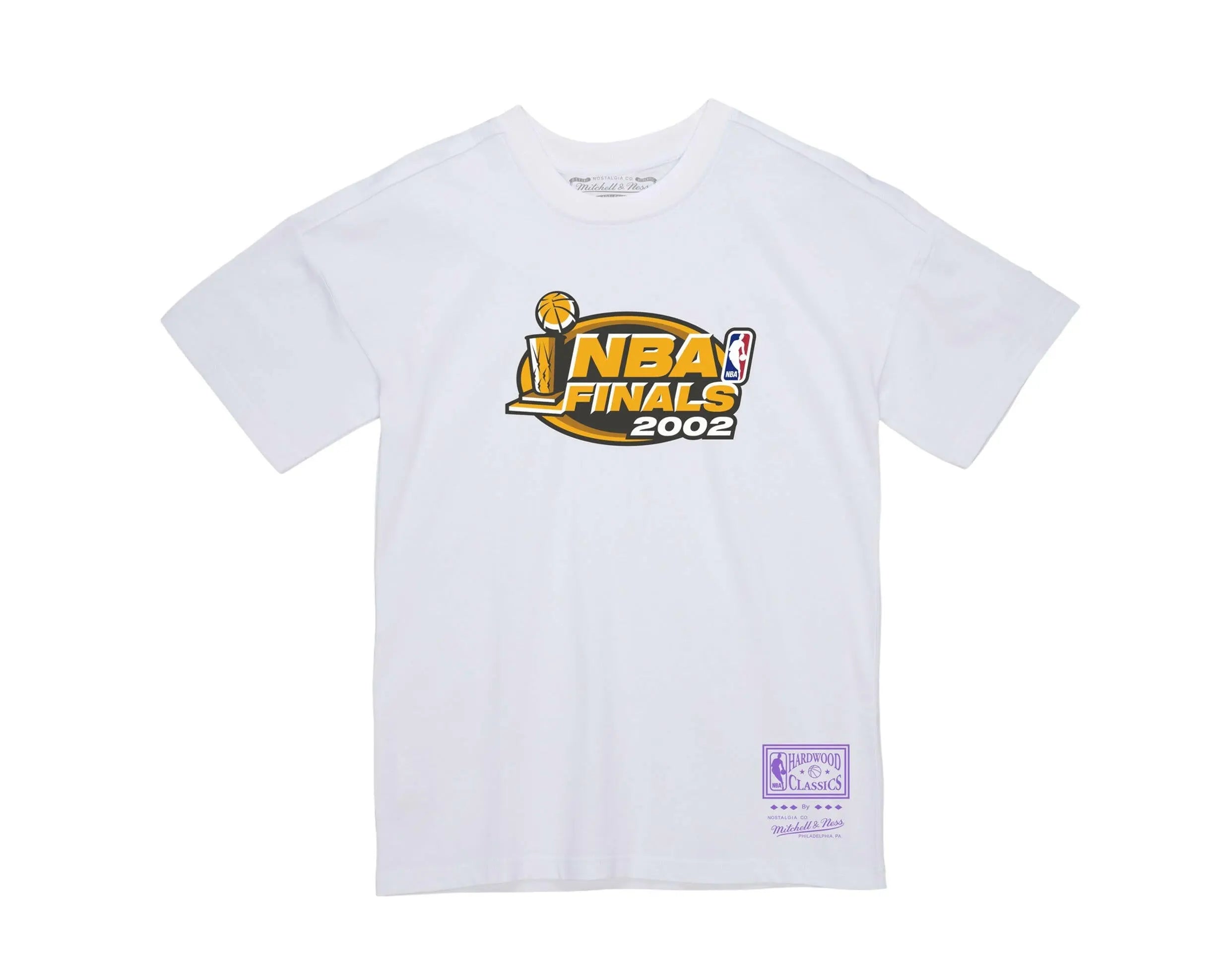 Mitchell & Ness Los Angeles Lakers QS 2002 Finals Men T-Shirt White 1