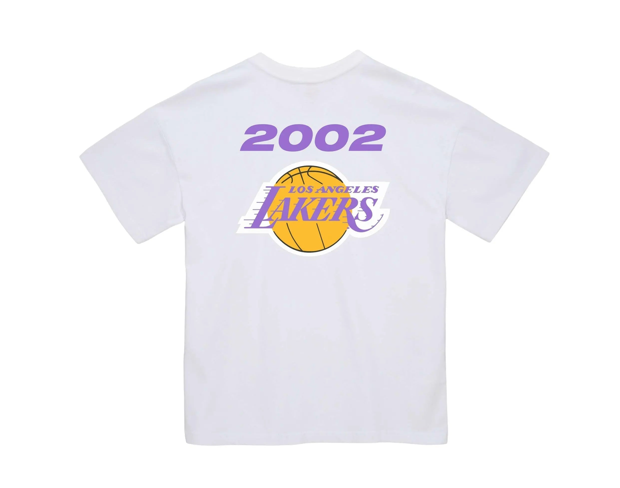 Mitchell & Ness Los Angeles Lakers QS 2002 Finals Men T-Shirt White 2