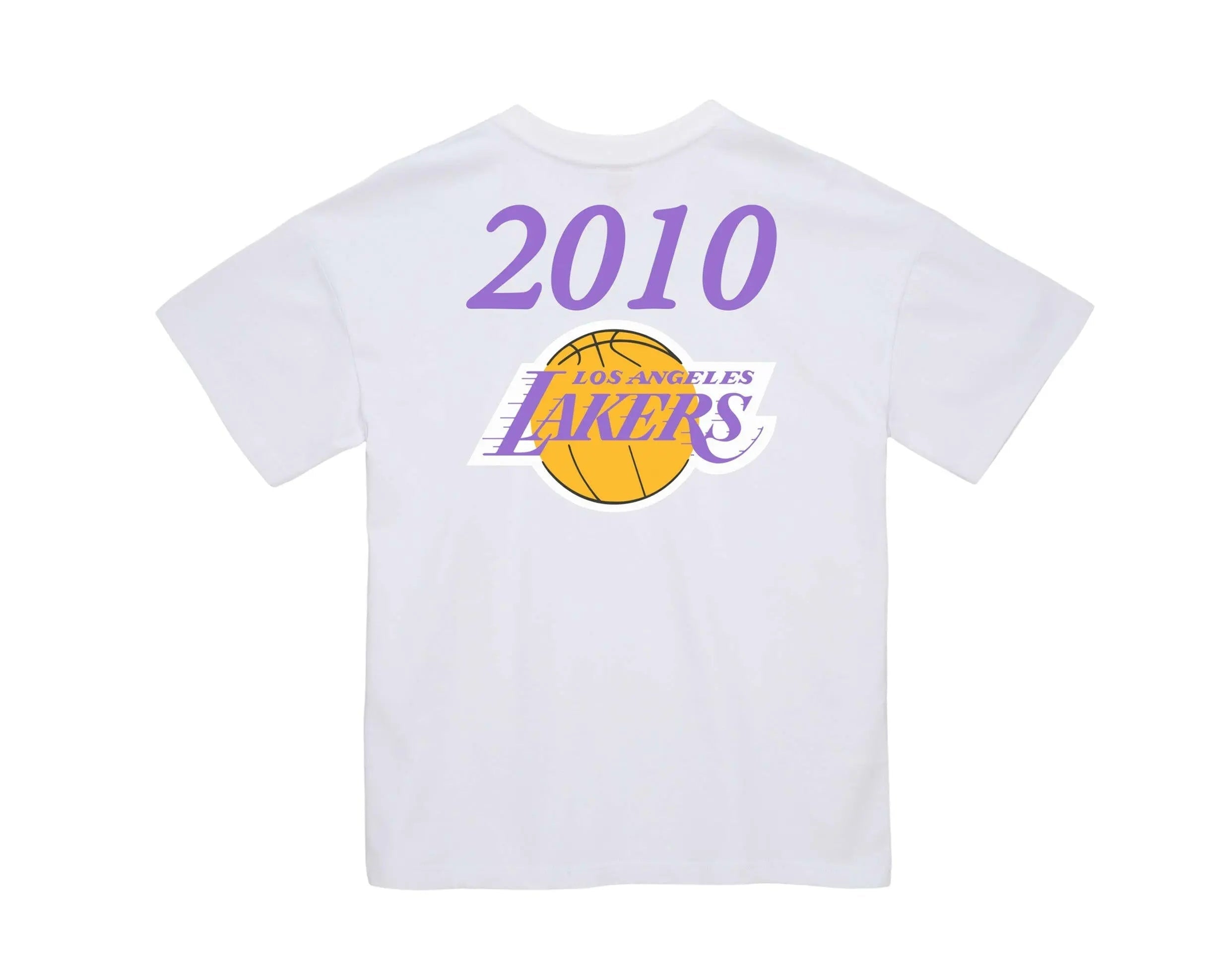 Mitchell & Ness Los Angeles Lakers QS 2010 Finals Men T-Shirt White 2