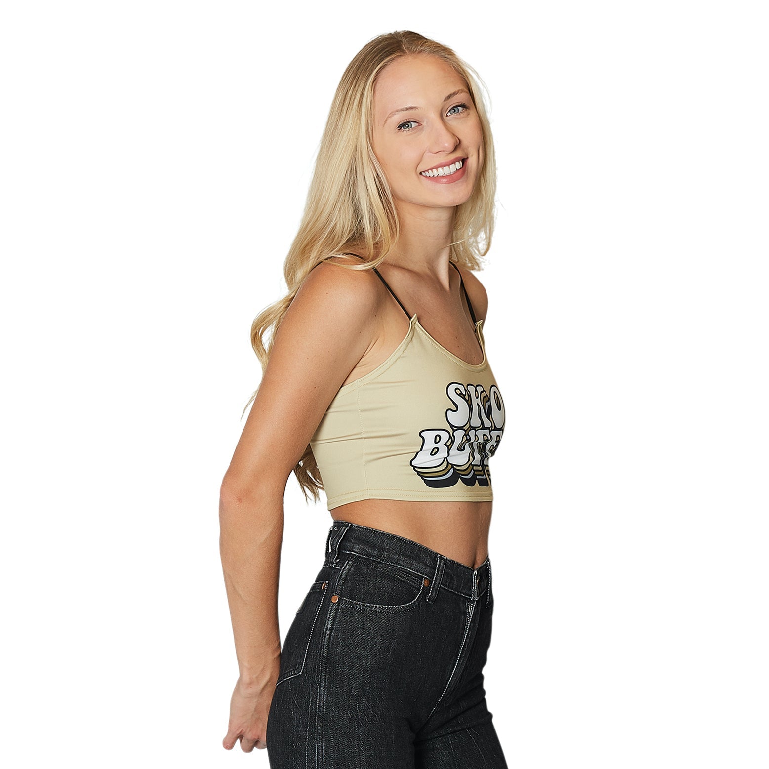 Colorado Boulder Sko Buffs Gold Spaghetti Tank | lojobands