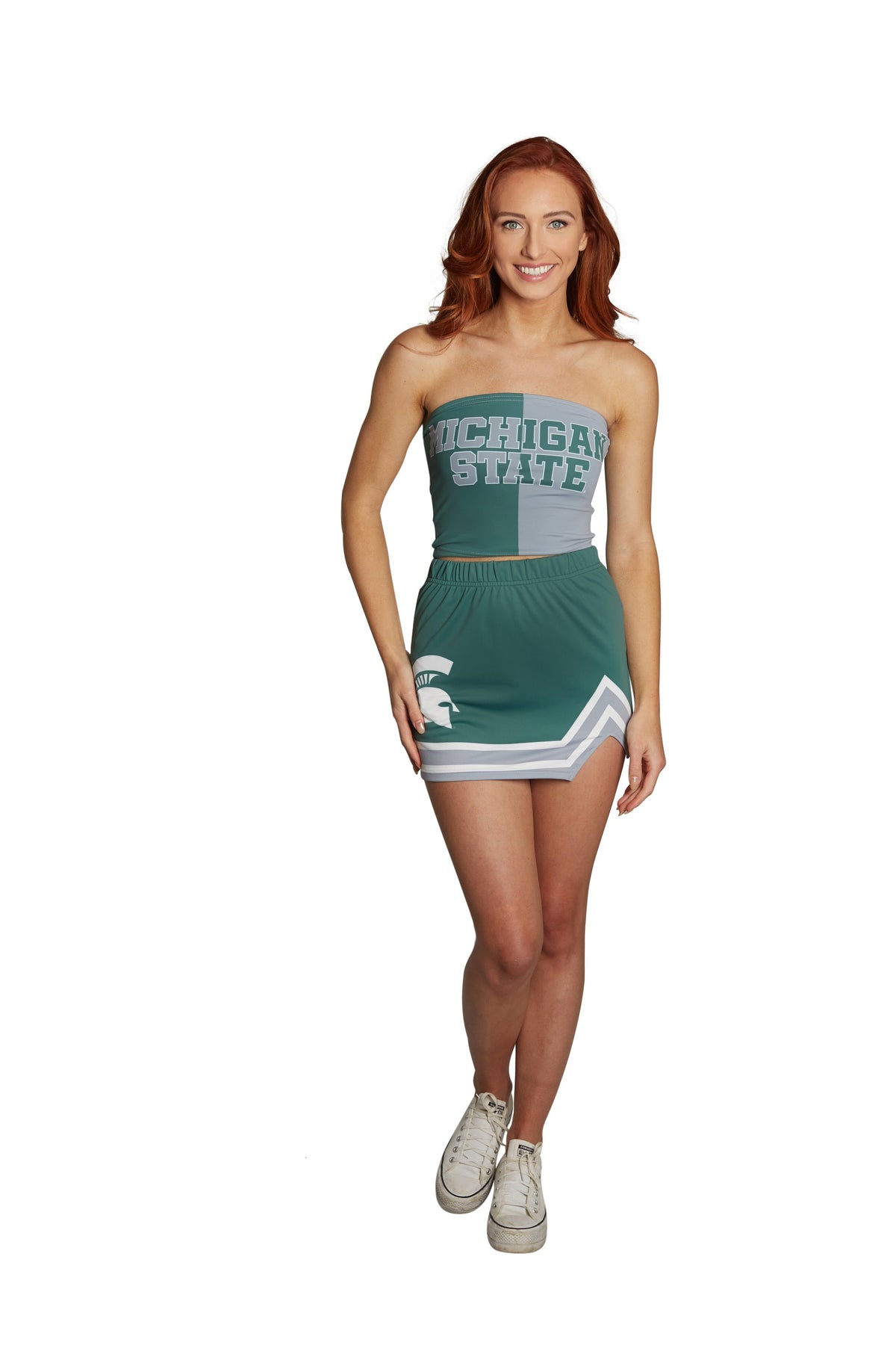 Michigan State Two Tone Tube Top | lojobands 8