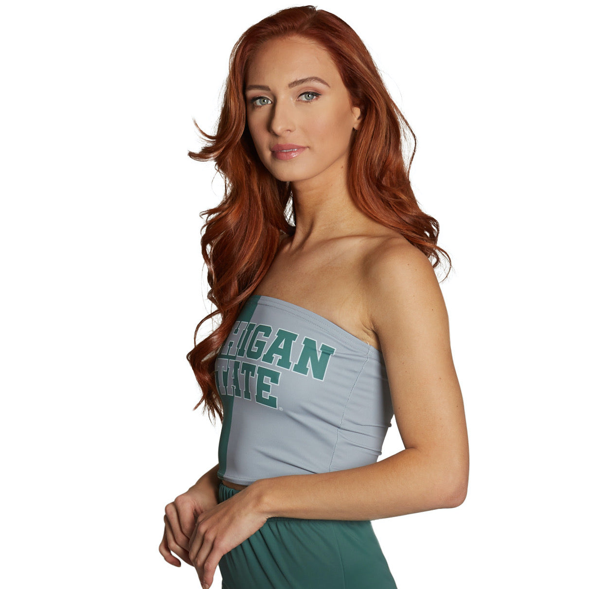 Michigan State Two Tone Tube Top | lojobands