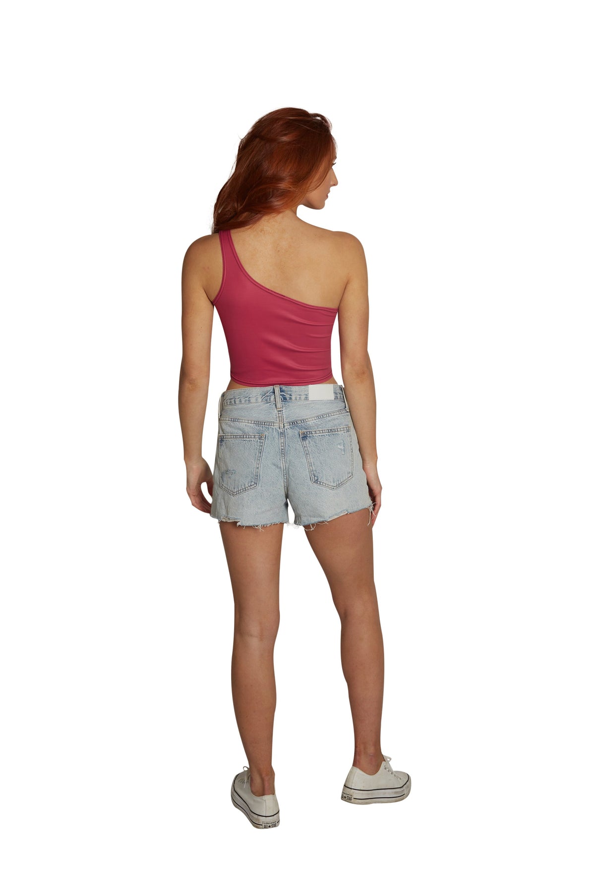 Virginia Tech Maroon One Shoulder Top | lojobands 7