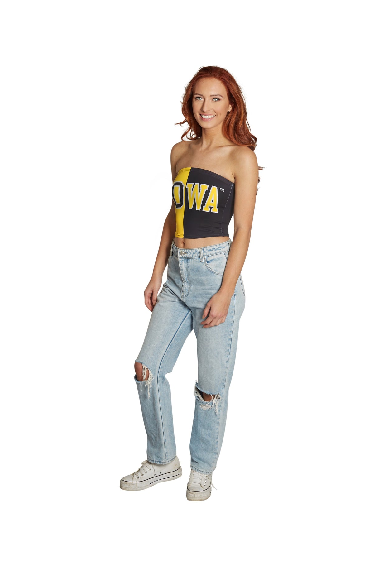 Iowa Hawkeyes Two Tone Tube Top | lojobands 5