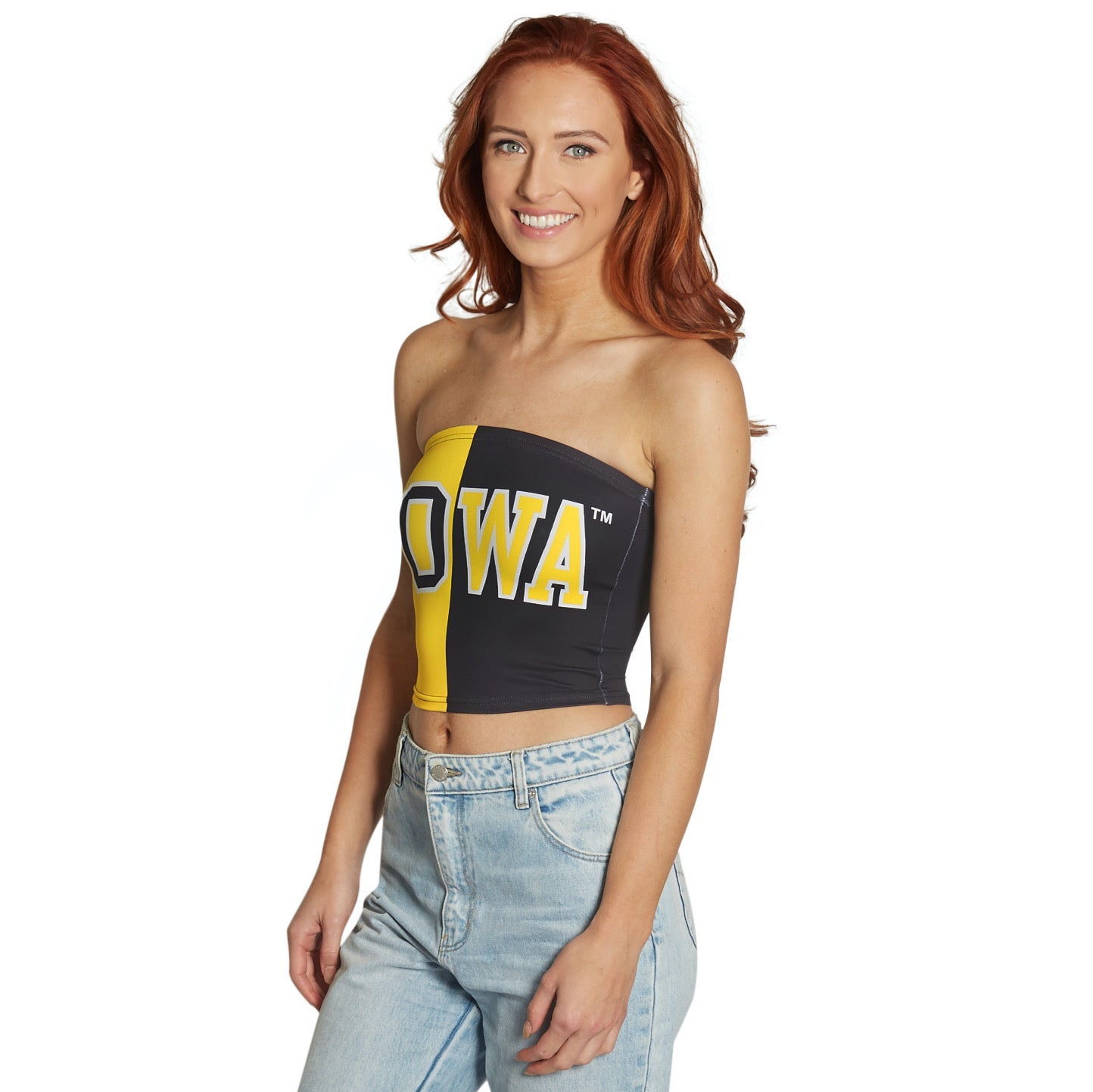 Iowa Hawkeyes Two Tone Tube Top | lojobands