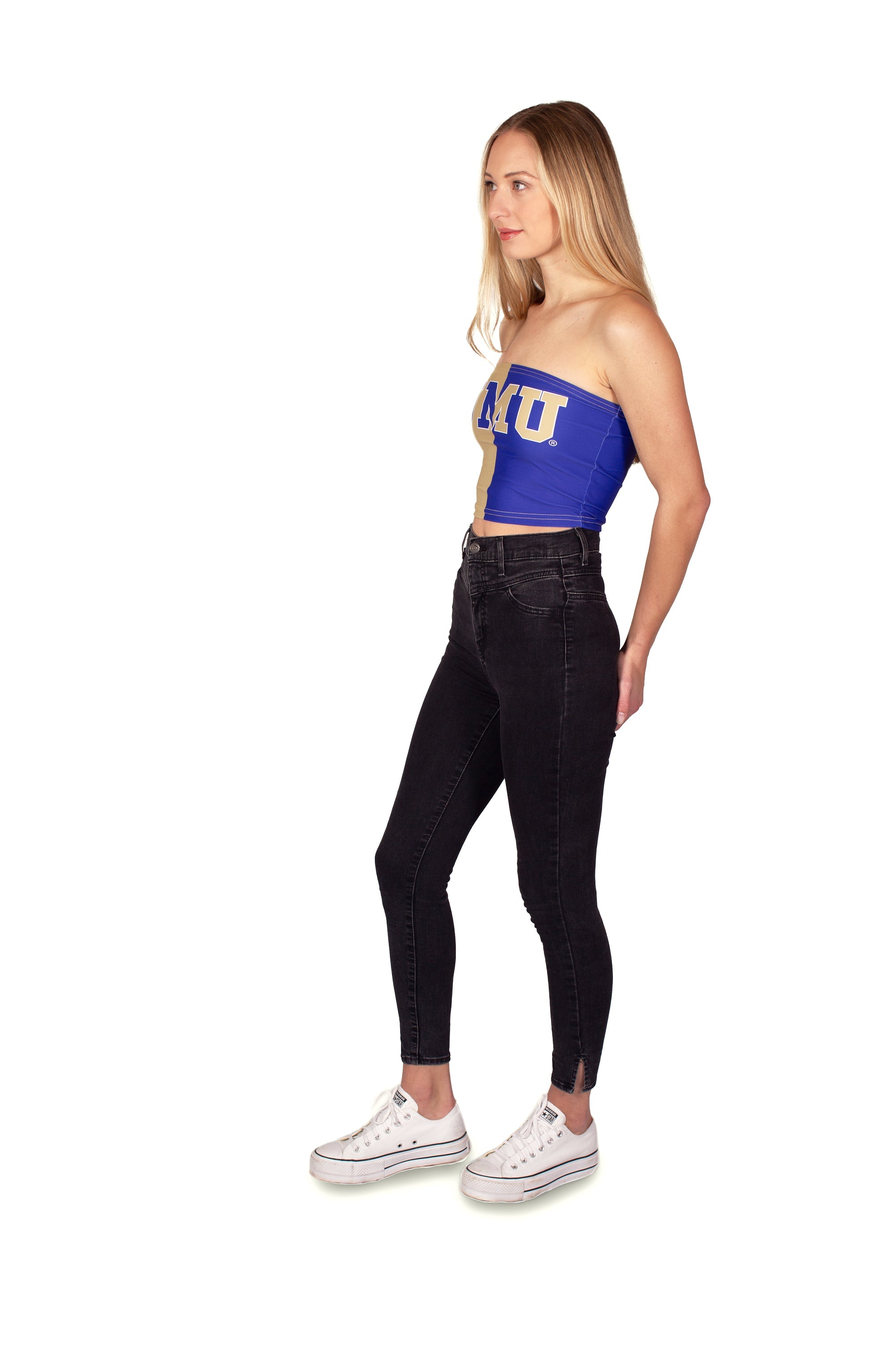 JMU Two Tone Tube Top | lojobands 5