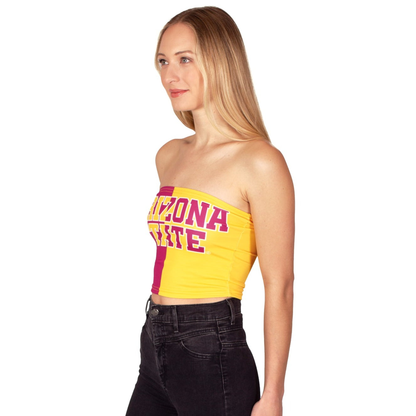 Arizona State ASU Two Tone Tube Top | lojobands