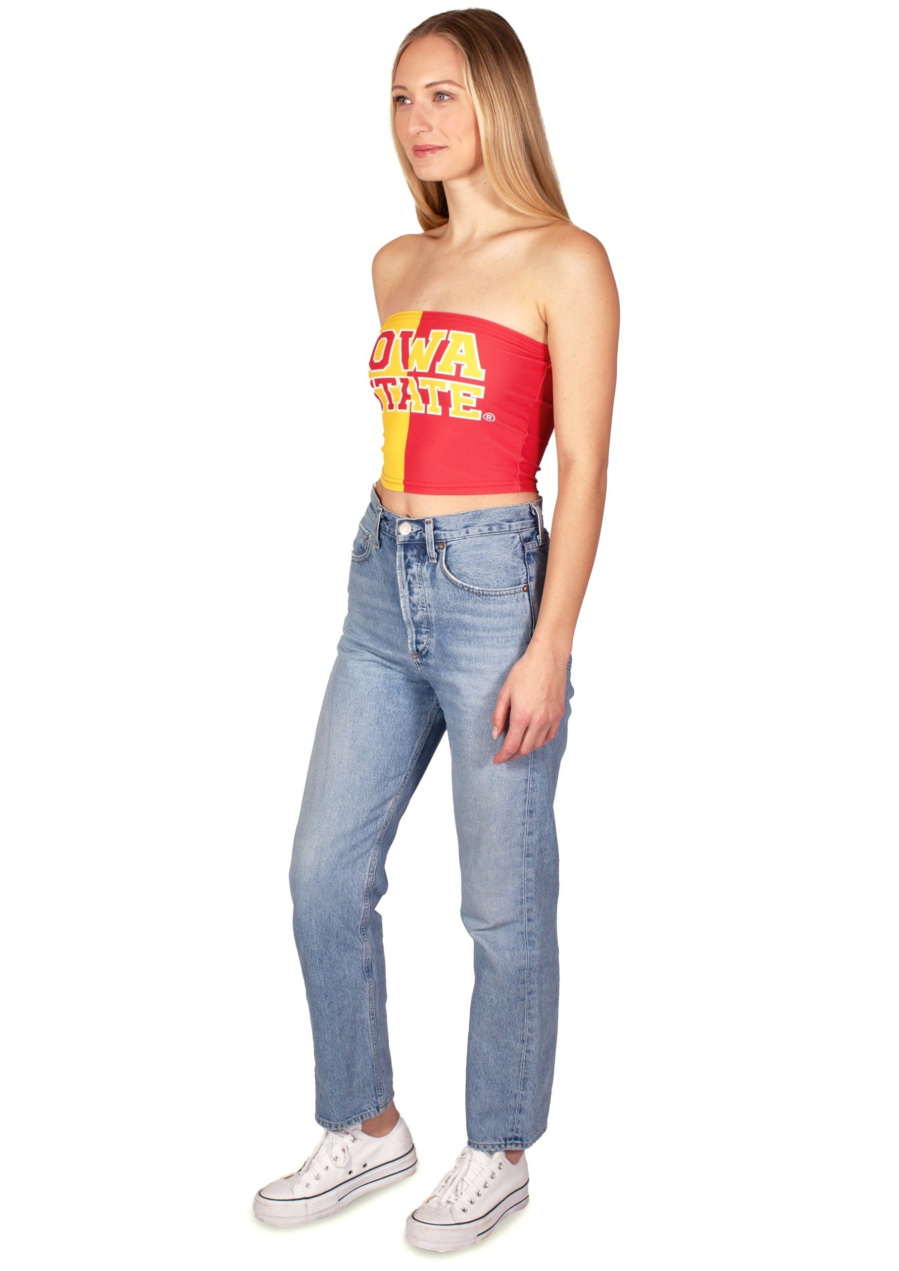 Iowa State Cyclones Two Tone Tube Top | lojobands 5