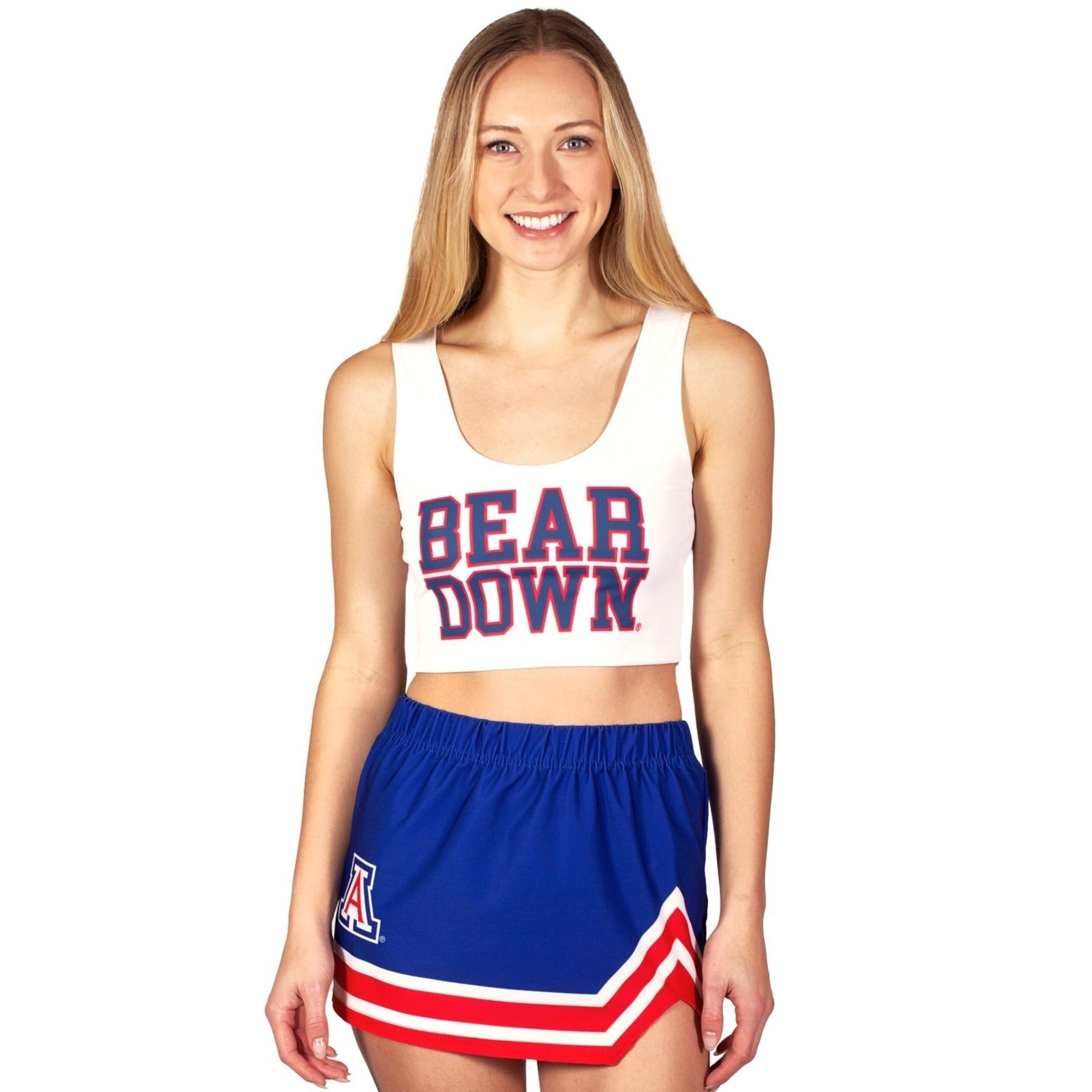 University of Arizona Bear Down Crop Tank Top | lojobands