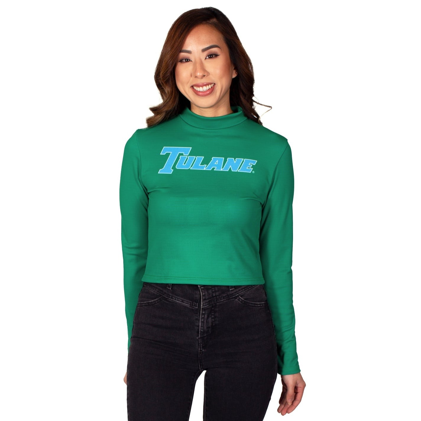 Tulane Mock Neck Top | lojobands