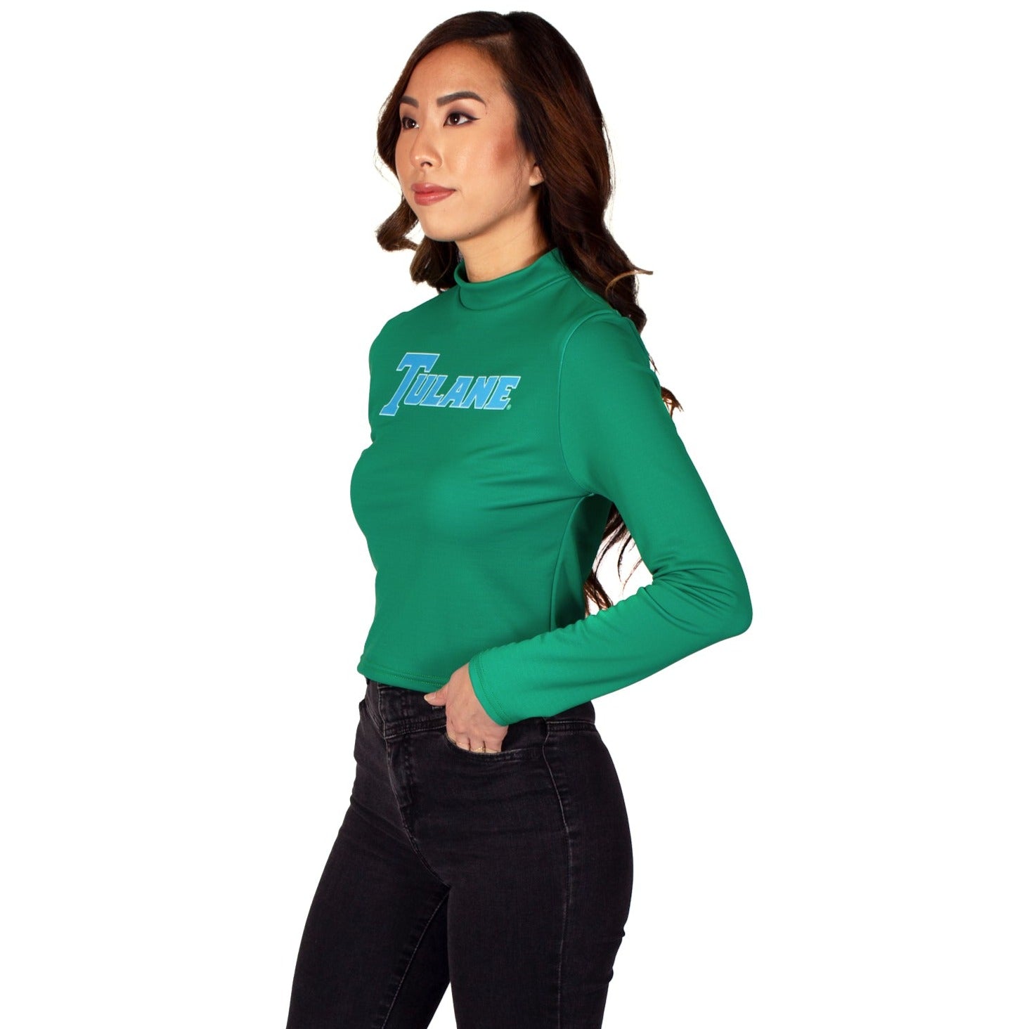 Tulane Mock Neck Top | lojobands
