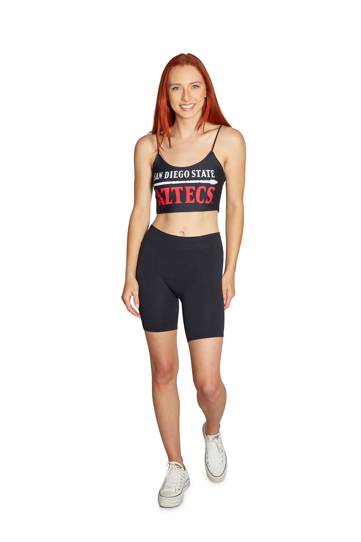 San Diego State Aztecs Black Spaghetti Tank | lojobands 4
