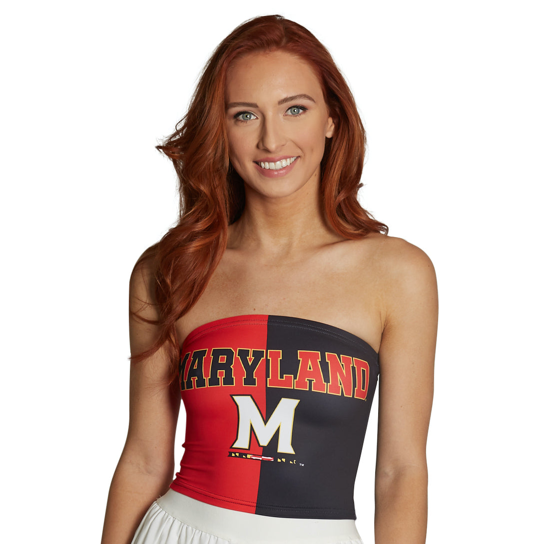 Maryland Terps Two Tone Tube Top | lojobands
