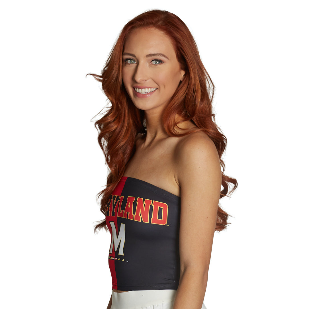 Maryland Terps Two Tone Tube Top | lojobands
