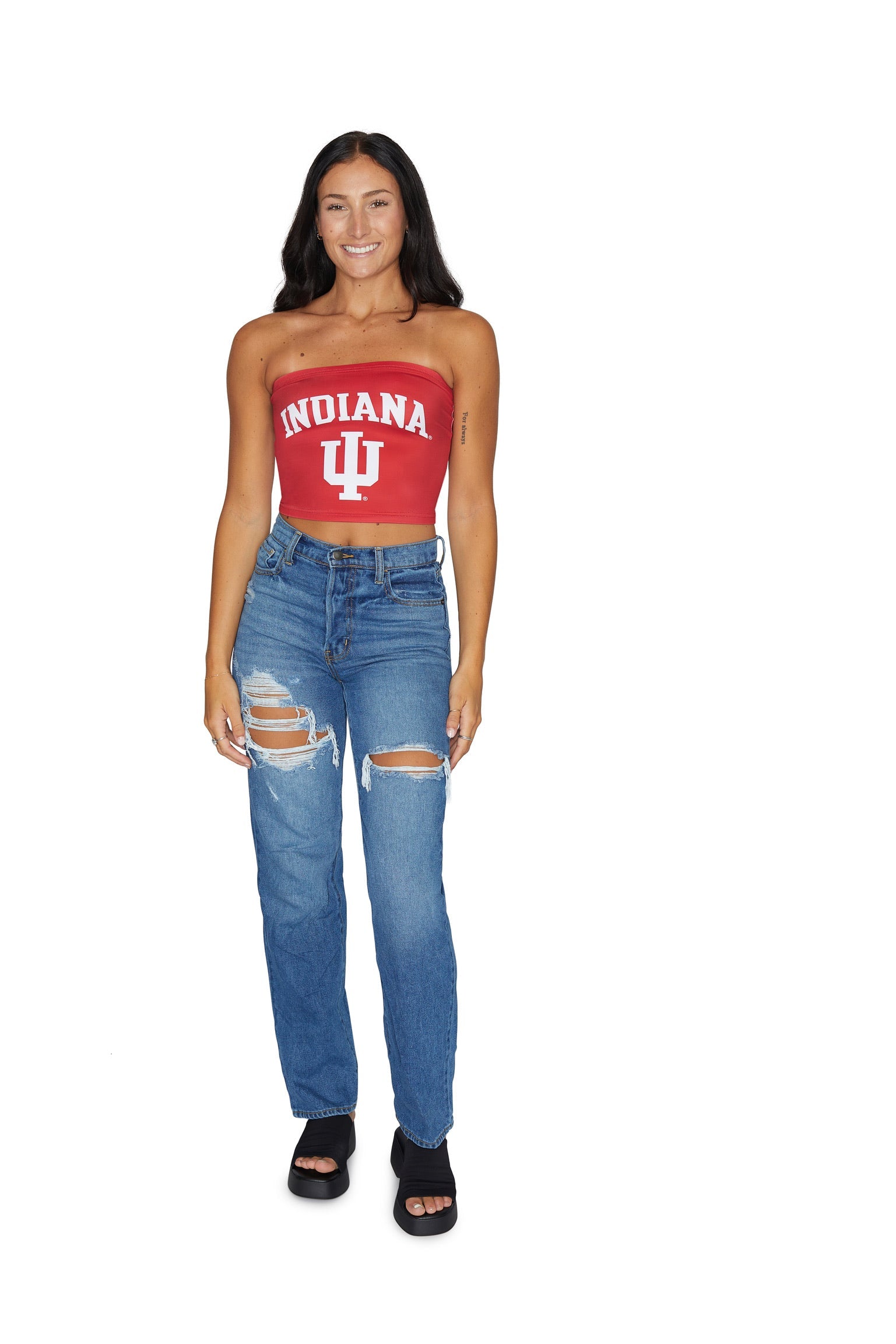 Indiana Hoosiers Crimson Tube Top | lojobands 6