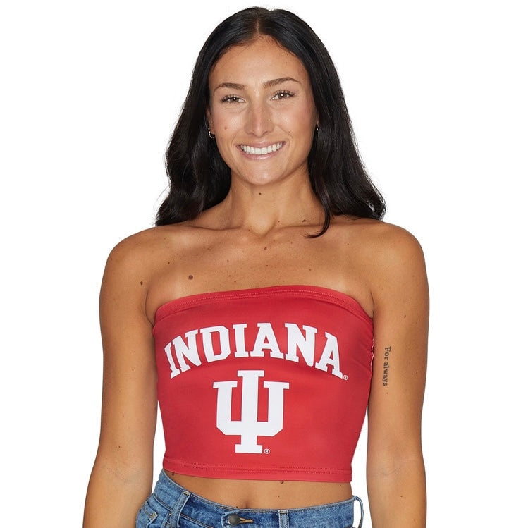 Indiana Hoosiers Crimson Tube Top | lojobands