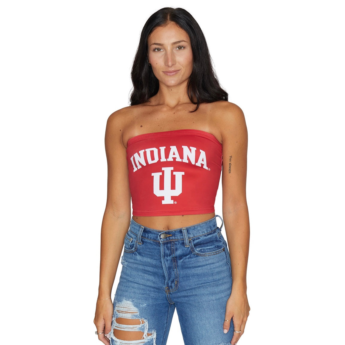 Indiana Hoosiers Crimson Tube Top | lojobands 4