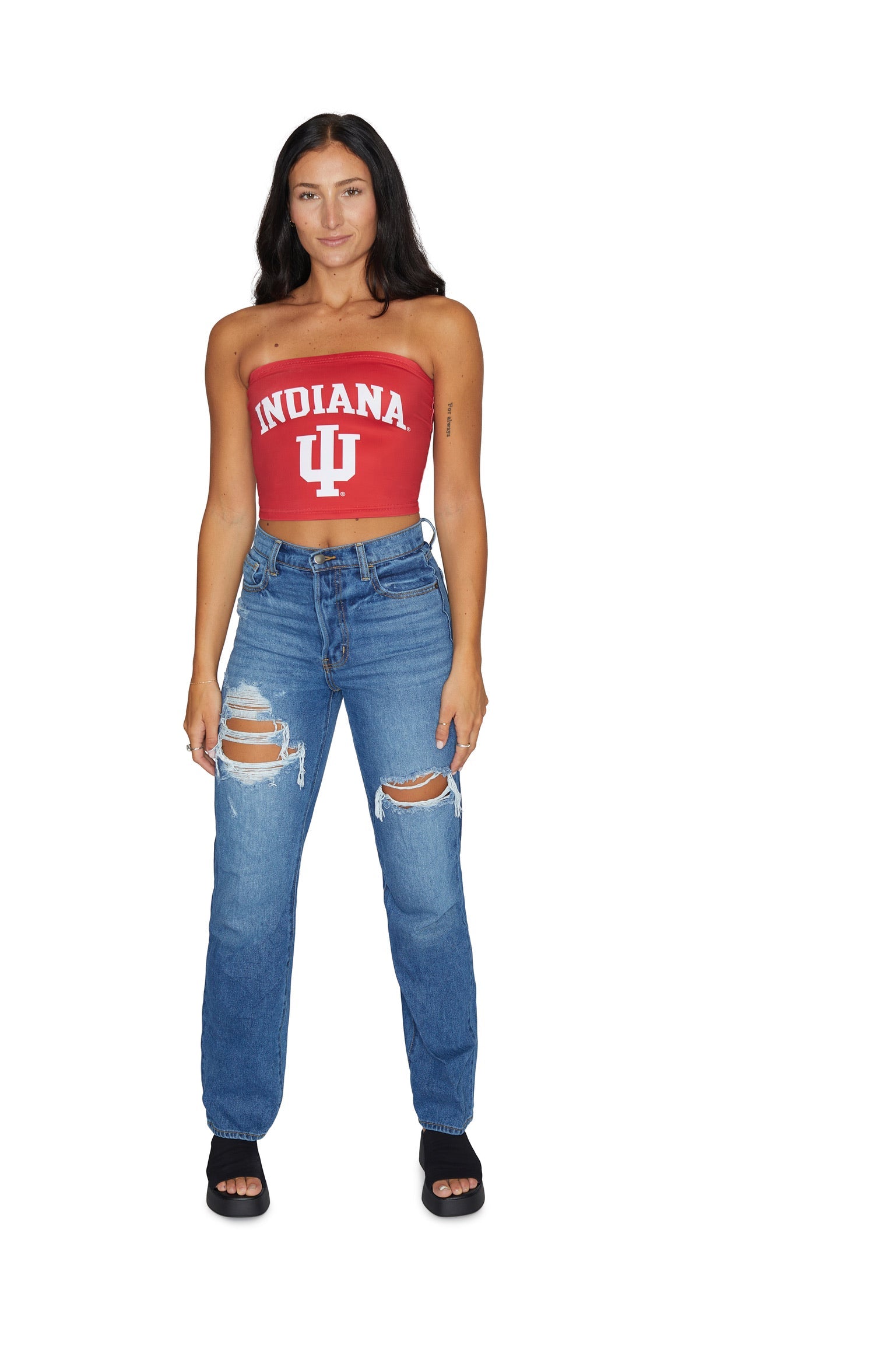 Indiana Hoosiers Crimson Tube Top | lojobands 7