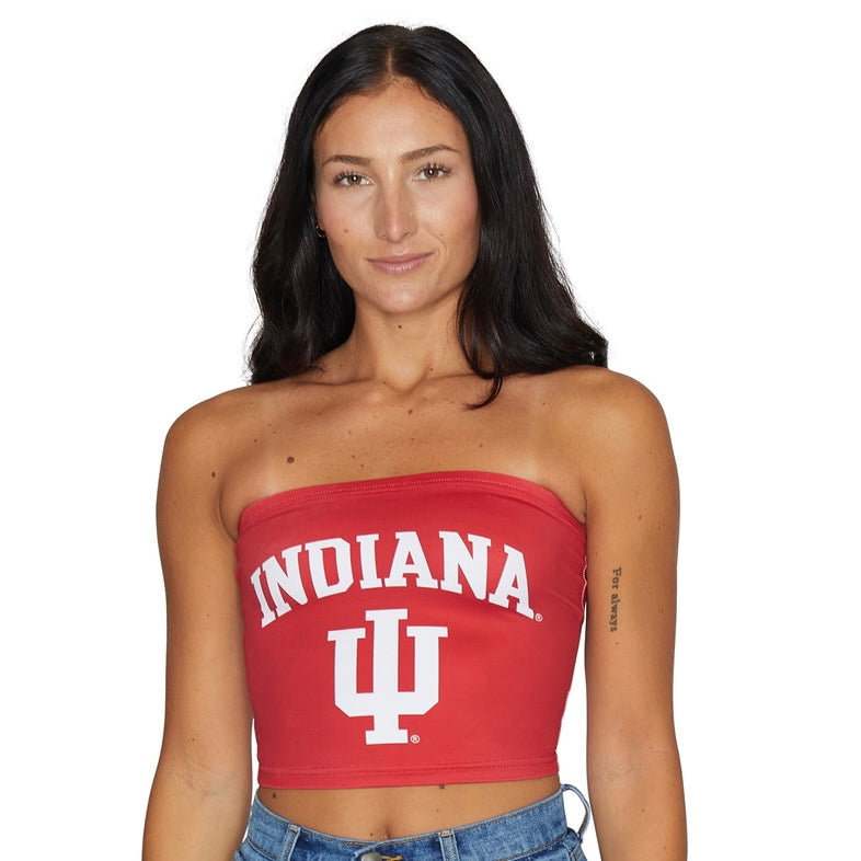 Indiana Hoosiers Crimson Tube Top | lojobands