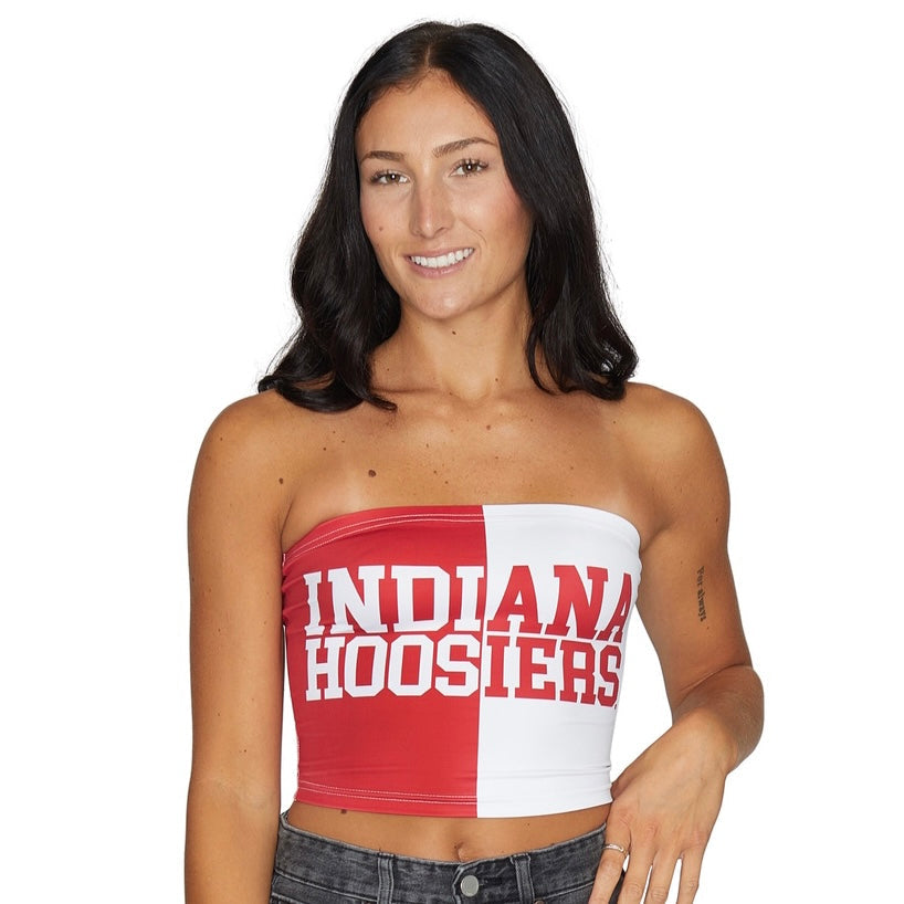 Indiana Hoosiers Two Tone Tube Top | lojobands
