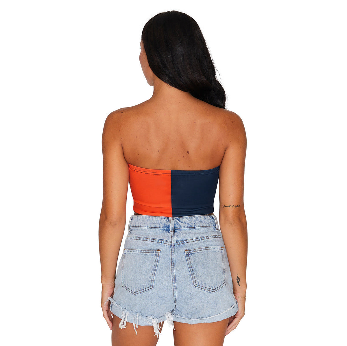Illinois Fighting Illini Two Tone Tube Top | lojobands 4