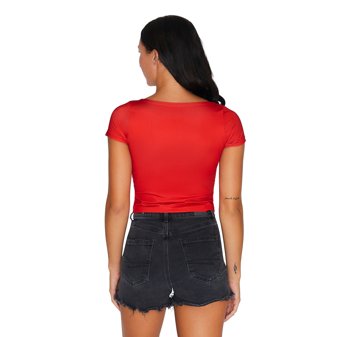 Maryland Terps Red Babydoll Tee 4