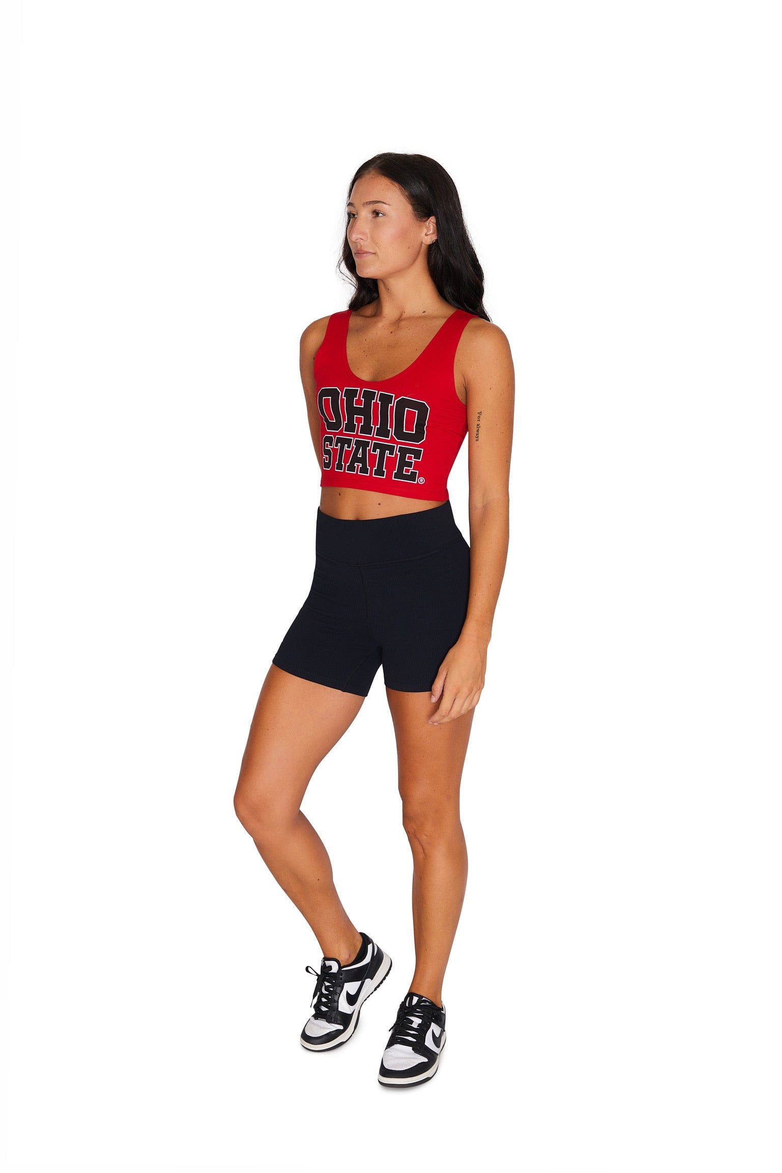 Ohio State OSU Buckeyes Red Crop Tank Top 7