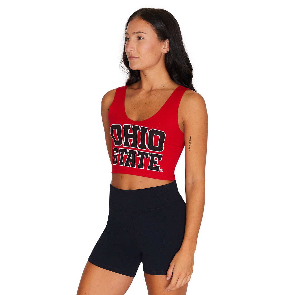 Ohio State OSU Buckeyes Red Crop Tank Top 5
