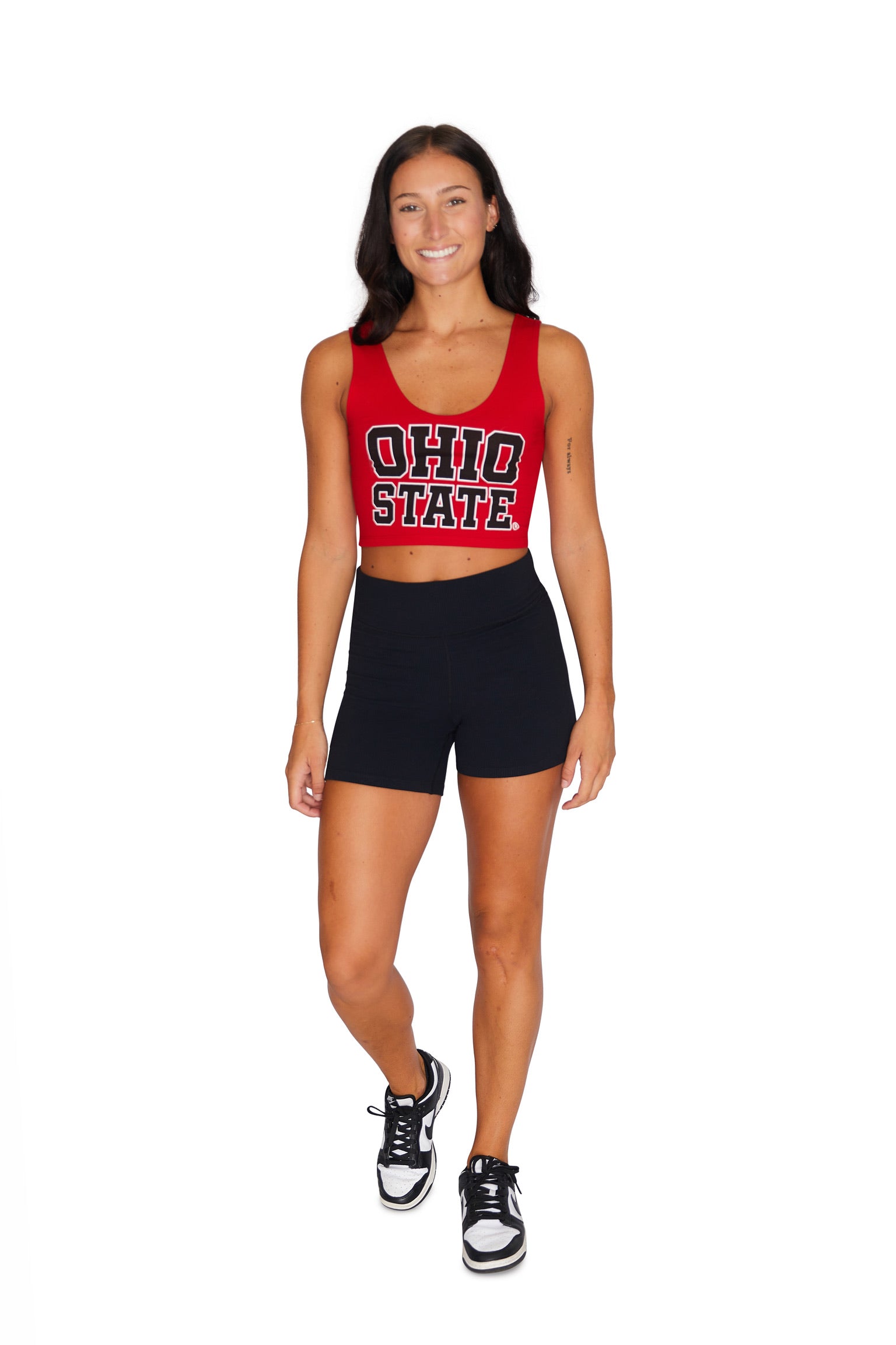 Ohio State OSU Buckeyes Red Crop Tank Top 6