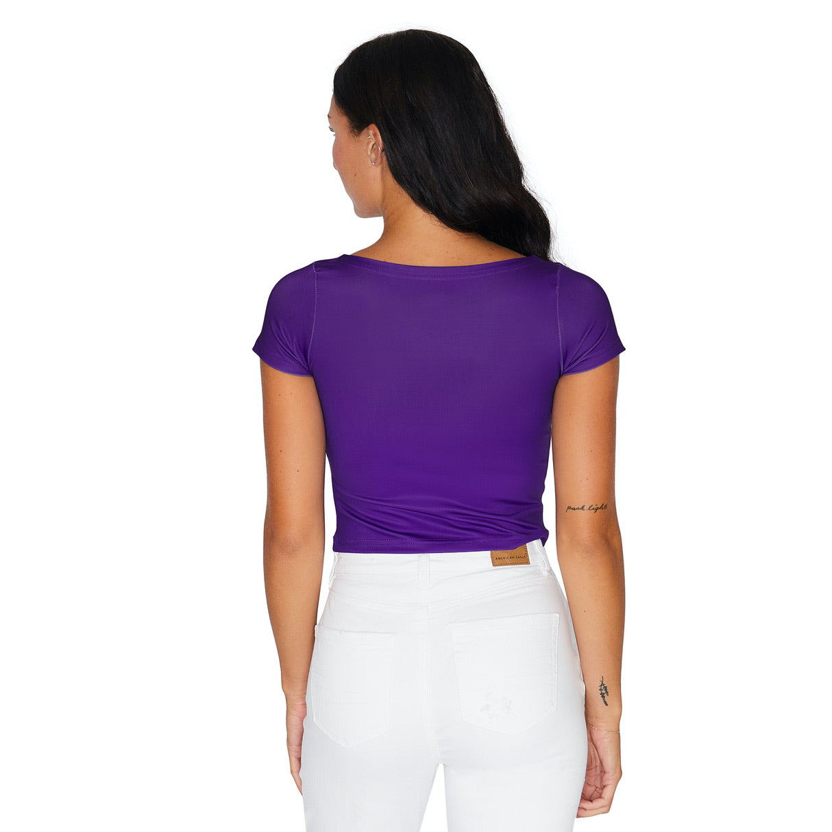 LSU Purple Babydoll Tee 3