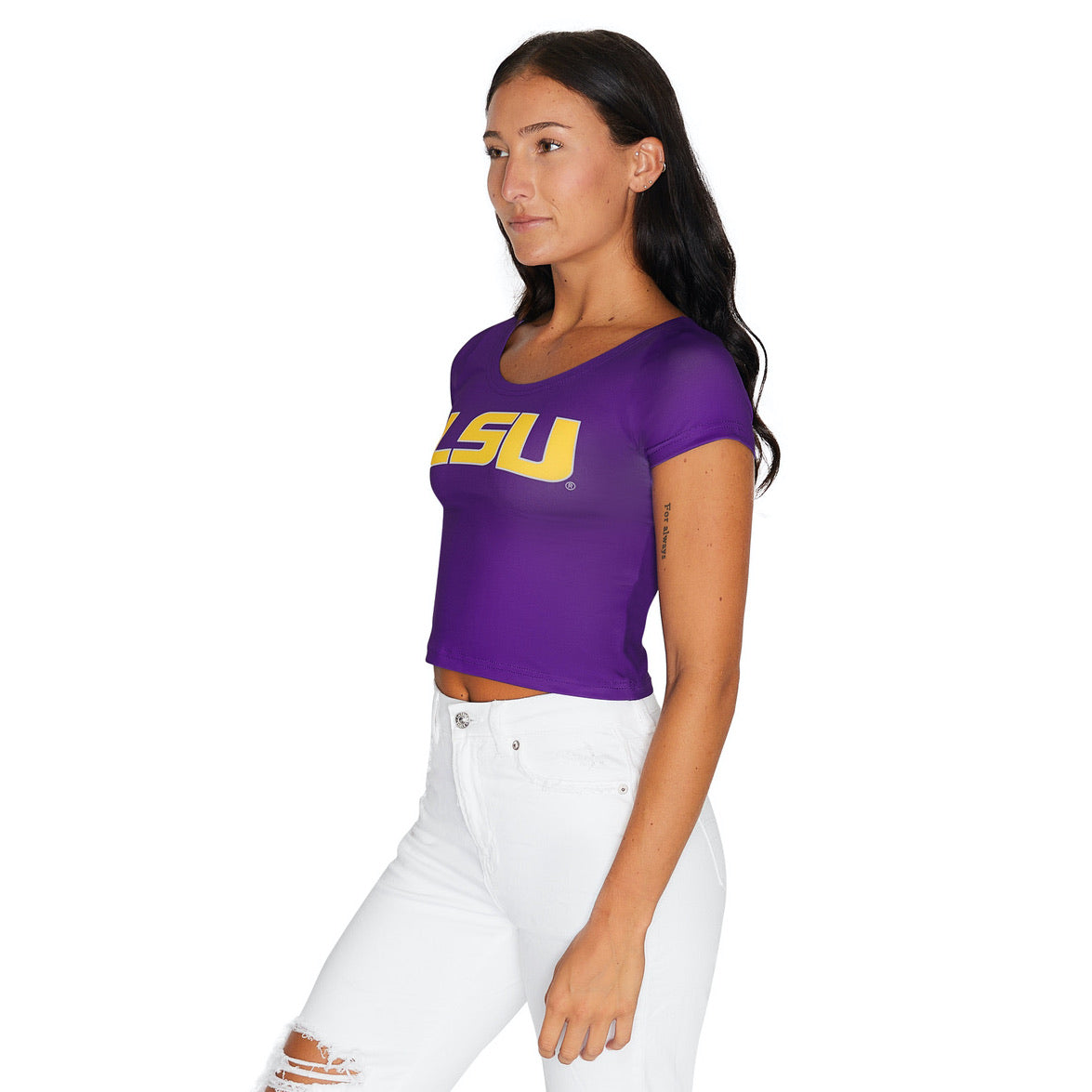 LSU Purple Babydoll Tee 5