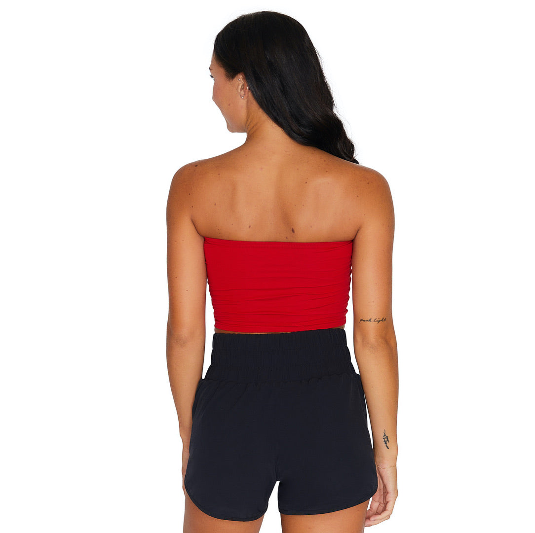 Ohio State OSU Buckeyes Red Tube Top 3