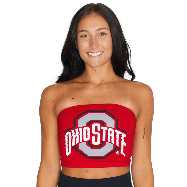 Ohio State OSU Buckeyes Red Tube Top 4