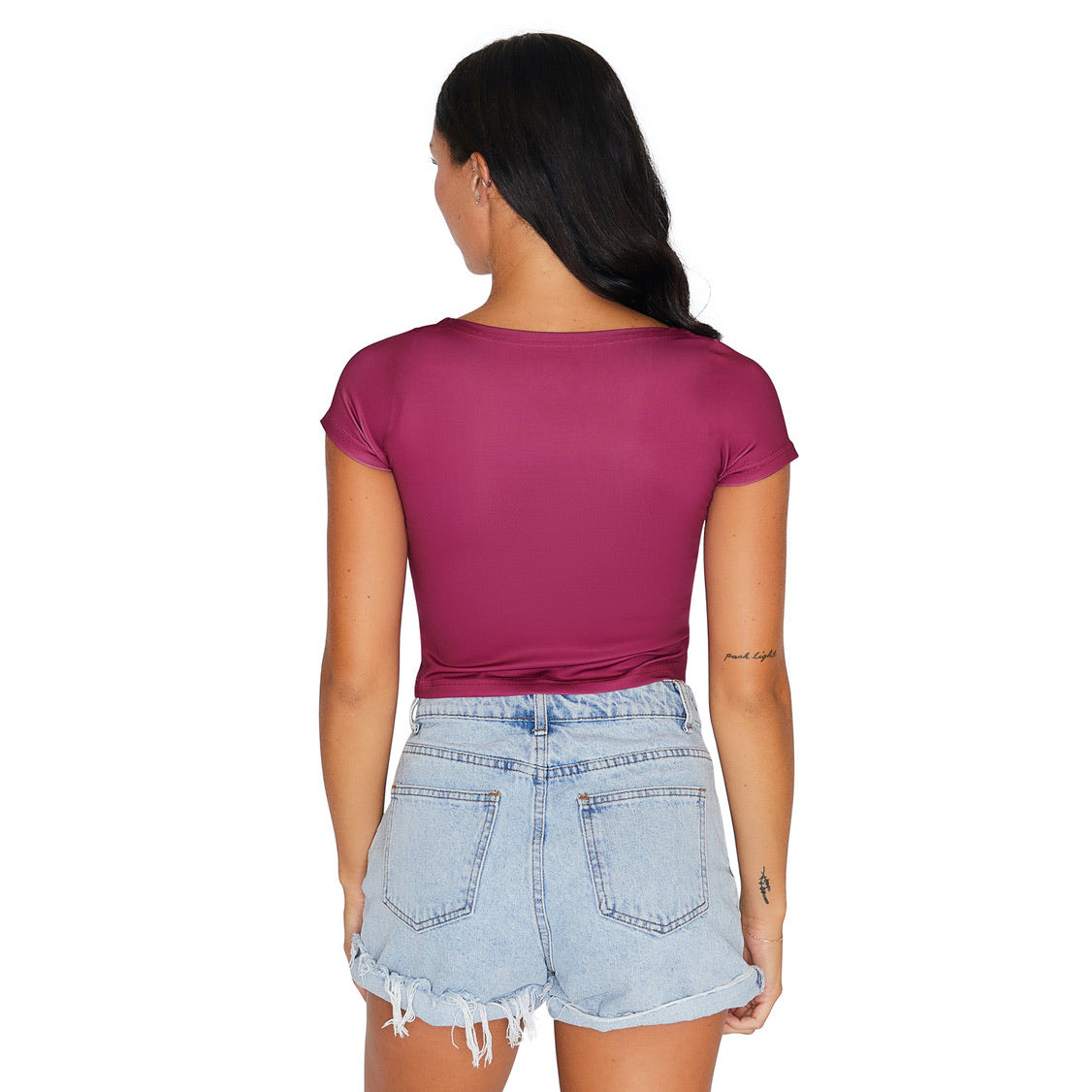 Arizona State ASU Maroon Babydoll Tee | lojobands 4