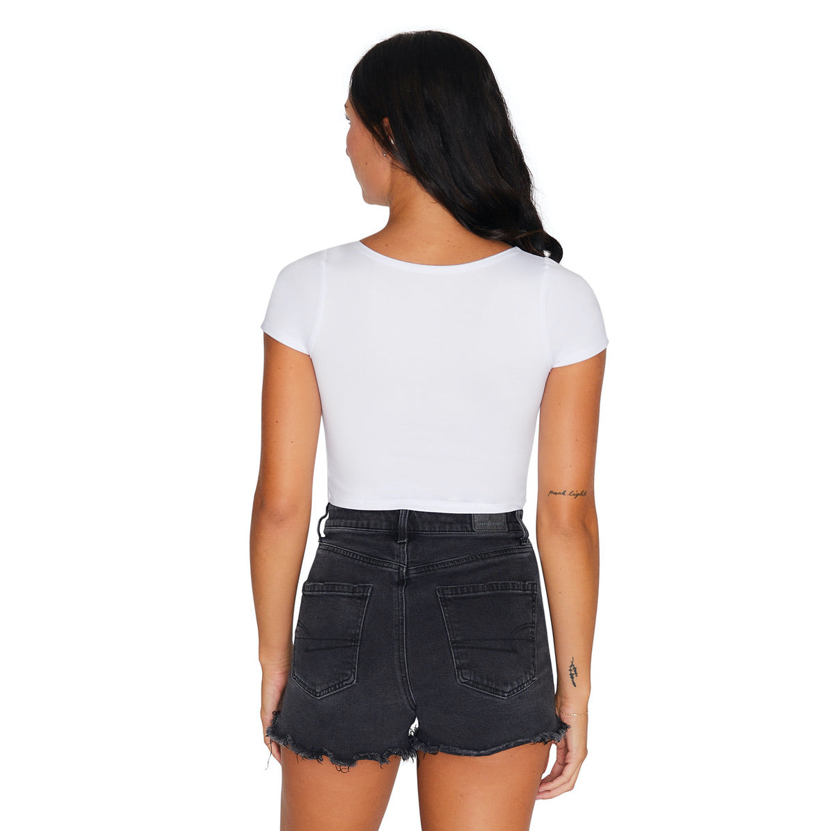 Boston College White Babydoll Tee 4